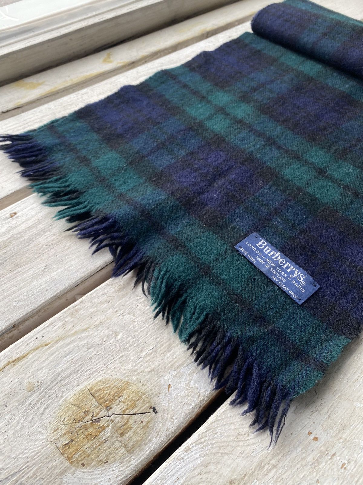 Burberry × Vintage Vintage 90s Burberry Scarf / Muffler / Neckwear Size ONE SIZE - 4 Thumbnail