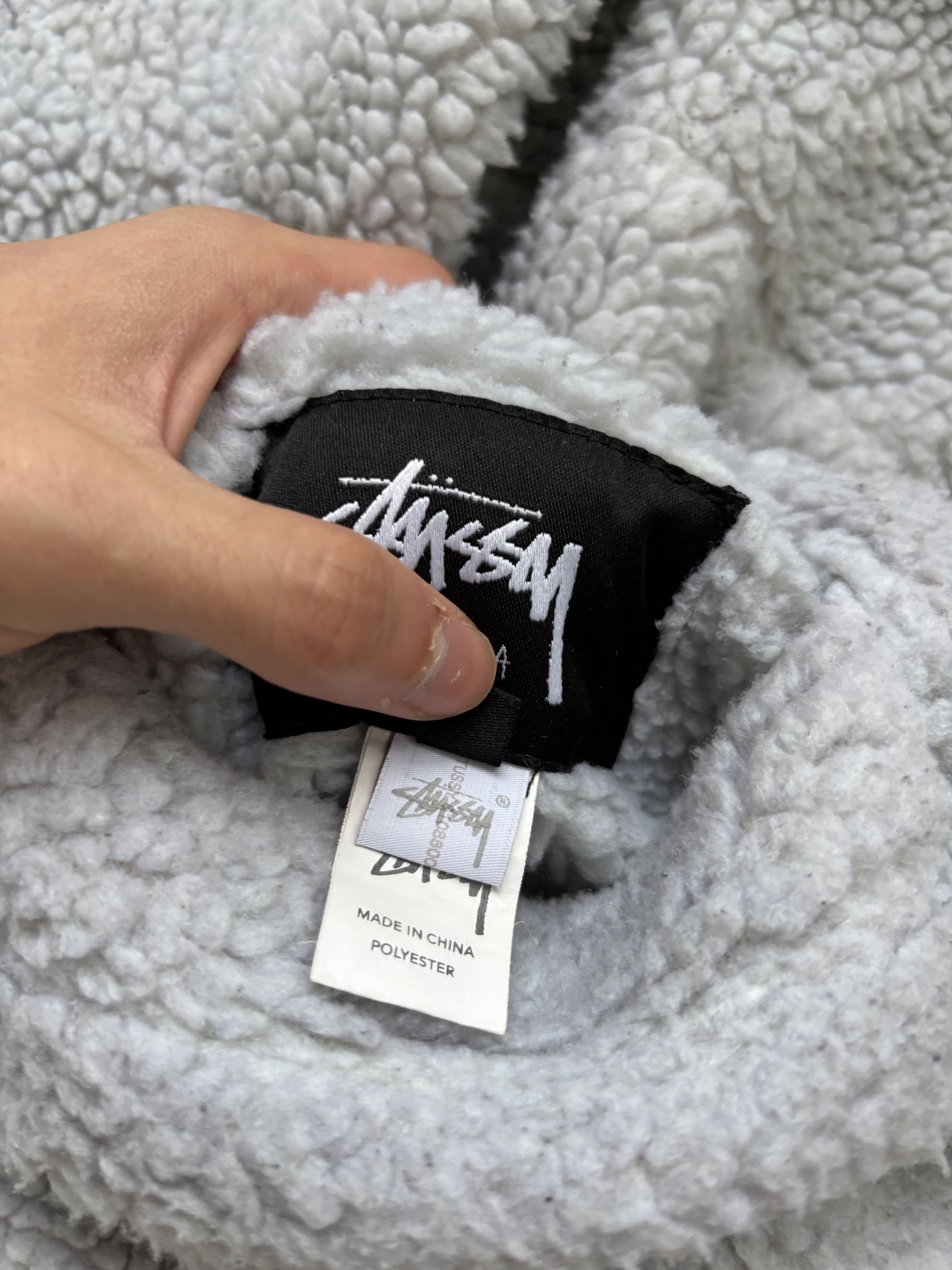 Stussy Vintage Stussy Sherpa Fleece Revirsble Steetwear 90s Size US M / EU 48-50 / 2 - 13 Thumbnail