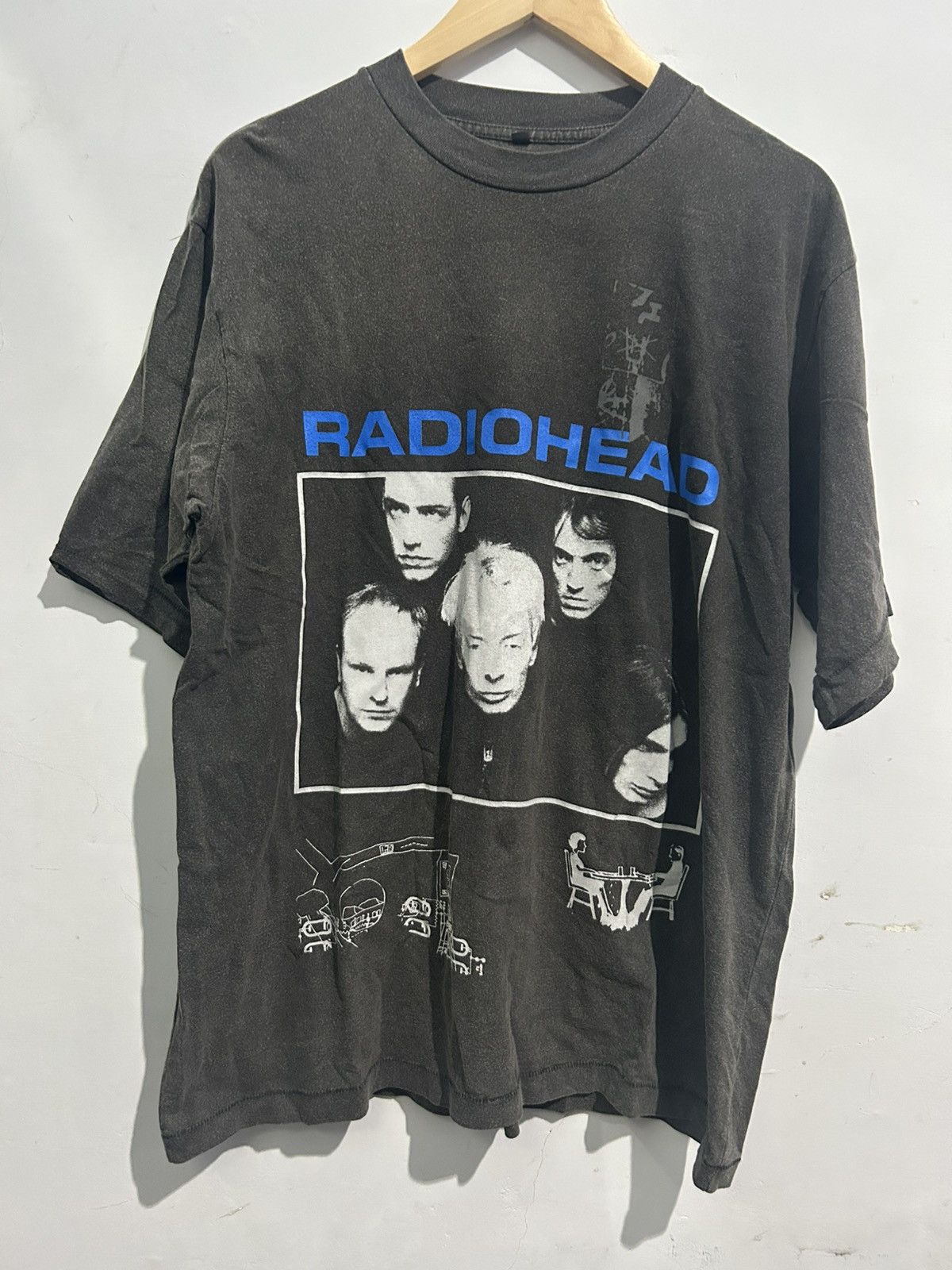 Band Tees Radiohead OK Computer Parking Lot Bootleg Size US L / EU 52-54 / 3 - 3 Thumbnail