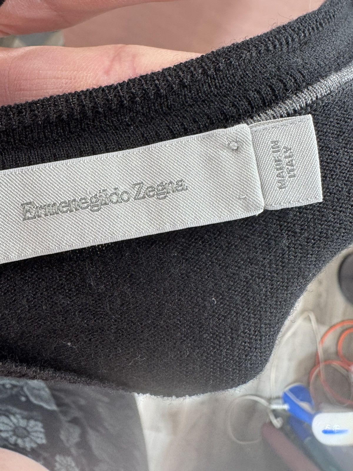 Ermenegildo Zegna Distress Ermenegildo Zegna Distress Cashmere / Wool sweater Size US XL / EU 56 / 4 - 2 Thumbnail