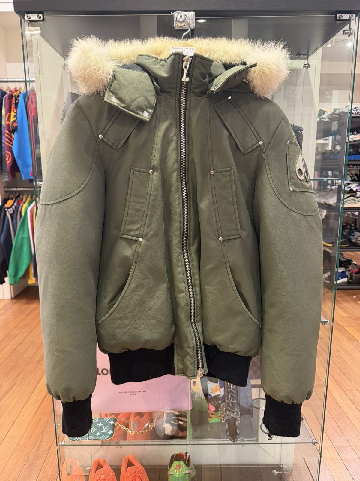 Moose Knuckles Moose Knuckles Parka - Olive Size US M / EU 48-50 / 2 - 1 Thumbnail