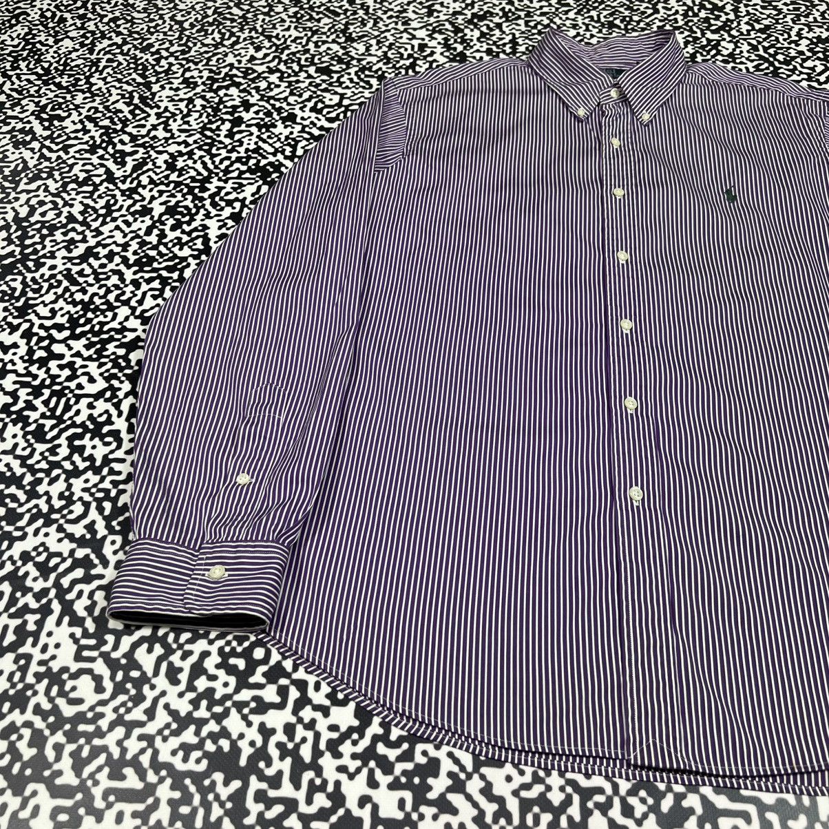 Polo Ralph Lauren Vintage Y2K Polo Ralph Lauren Striped Casual Retro Shirt Size US XL / EU 56 / 4 - 9 Thumbnail