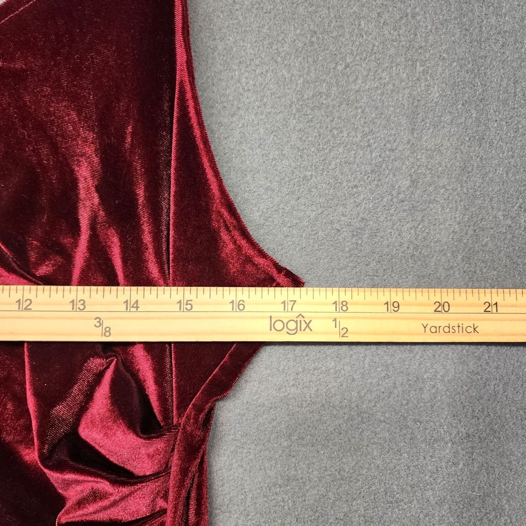 Velvet Womens Burgundy Velour Maxi Dress 3XL Spaghetti Strap Sleeveless Pullover Unbranded Women Long Velvet Dress Size XXL / US 16-18 / IT 52-54 - 3 Thumbnail
