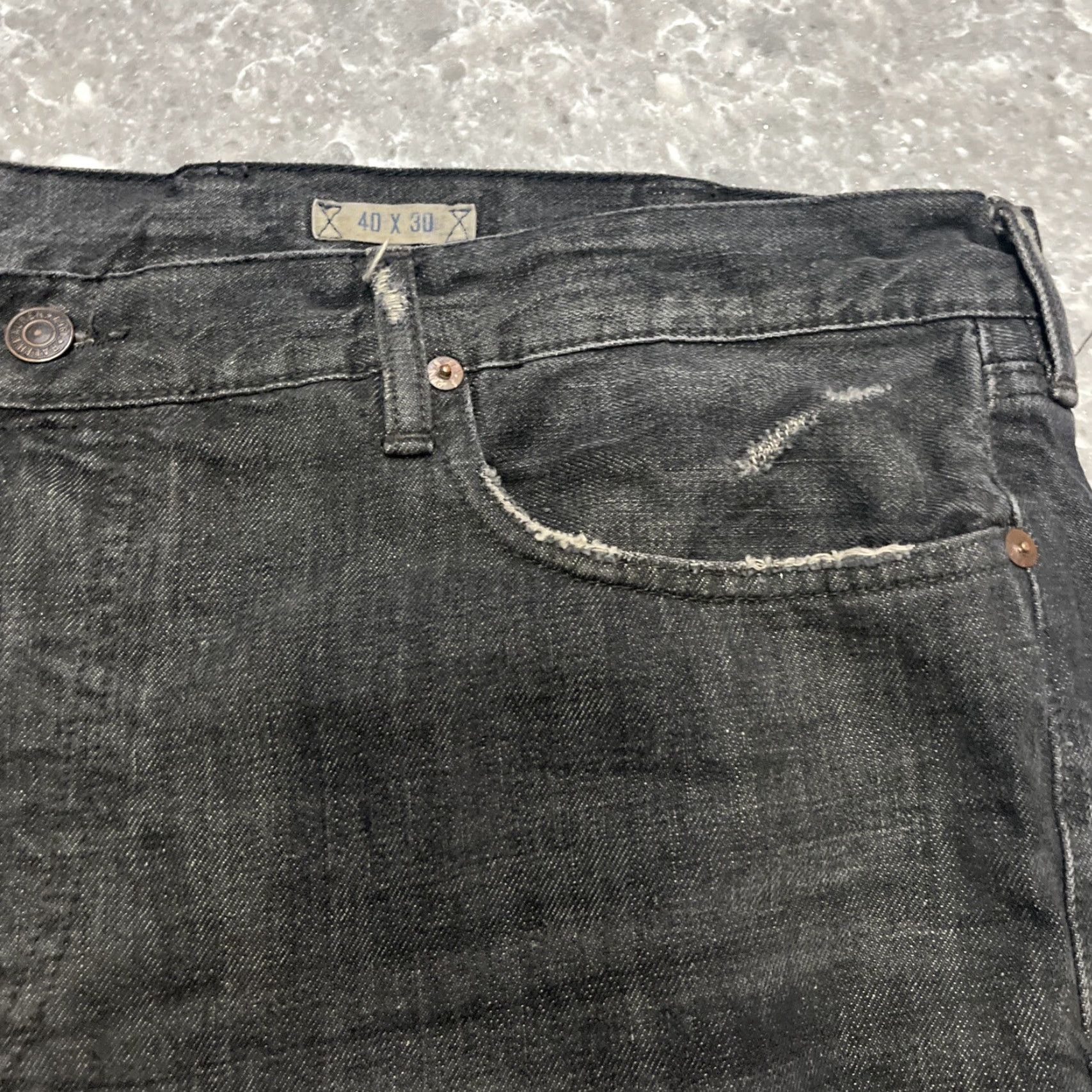 Polo Ralph Lauren VINTAGE Polo Ralph Lauren Jeans Men Black 40x30 Straight 5-Pocket Denim Cotton Belt Loops Regular Size Black Mens Pants Size US L / EU 52-54 / 3 - 4 Thumbnail