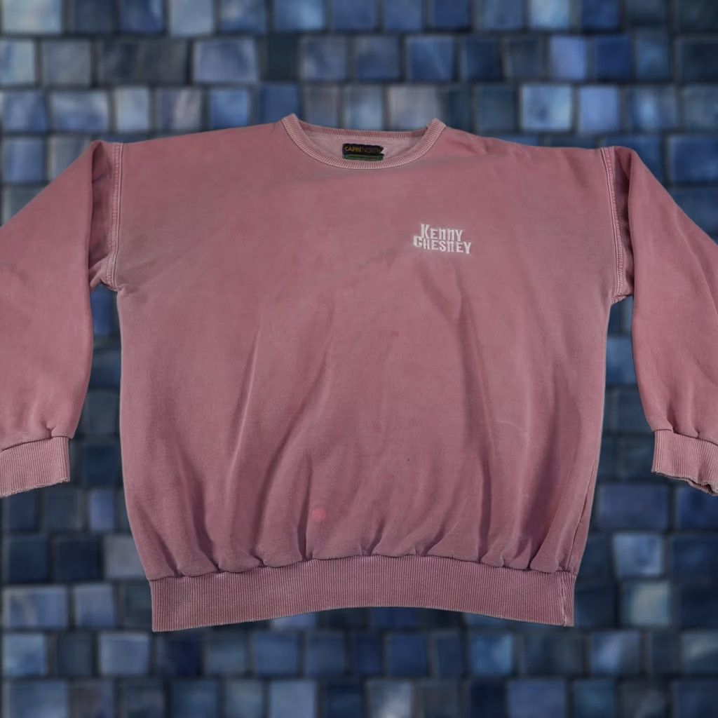 Pinko Kenny Chesney Sweatshirt Womens 2XL Pink Fleece Crewneck Country Music Cowgirl Sweatshirt Size XXL / US 16-18 / IT 52-54 - 1 Thumbnail