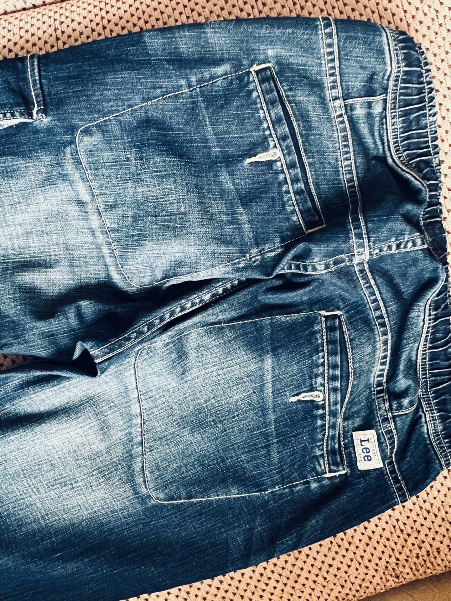 Lee Lee Men's Elastic Waist Jeans Size US 30 / EU 46 - 1 Thumbnail
