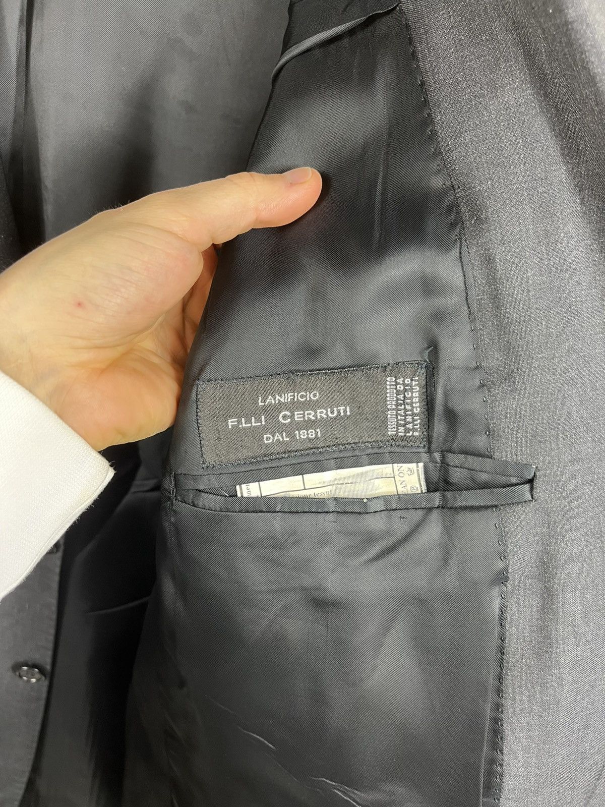 Cerruti 1881 × Vintage Vintage Lanificio F.LLI Cerruti wool blazer Italian jacket Size US L / EU 52-54 / 3 - 16 Thumbnail