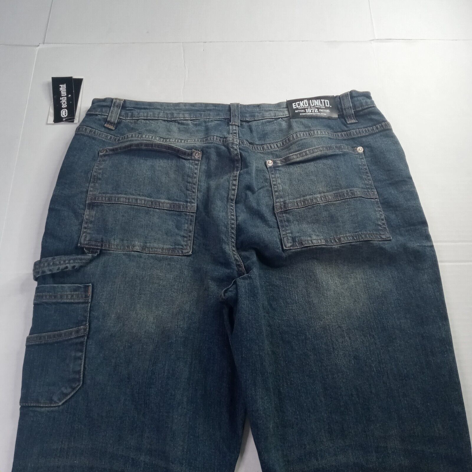 Ecko Unltd. Ecko Unltd Relaxed Fit Carpenter Jeans Men's Size 38x31 Blue Size US 38 / EU 54 - 8 Thumbnail