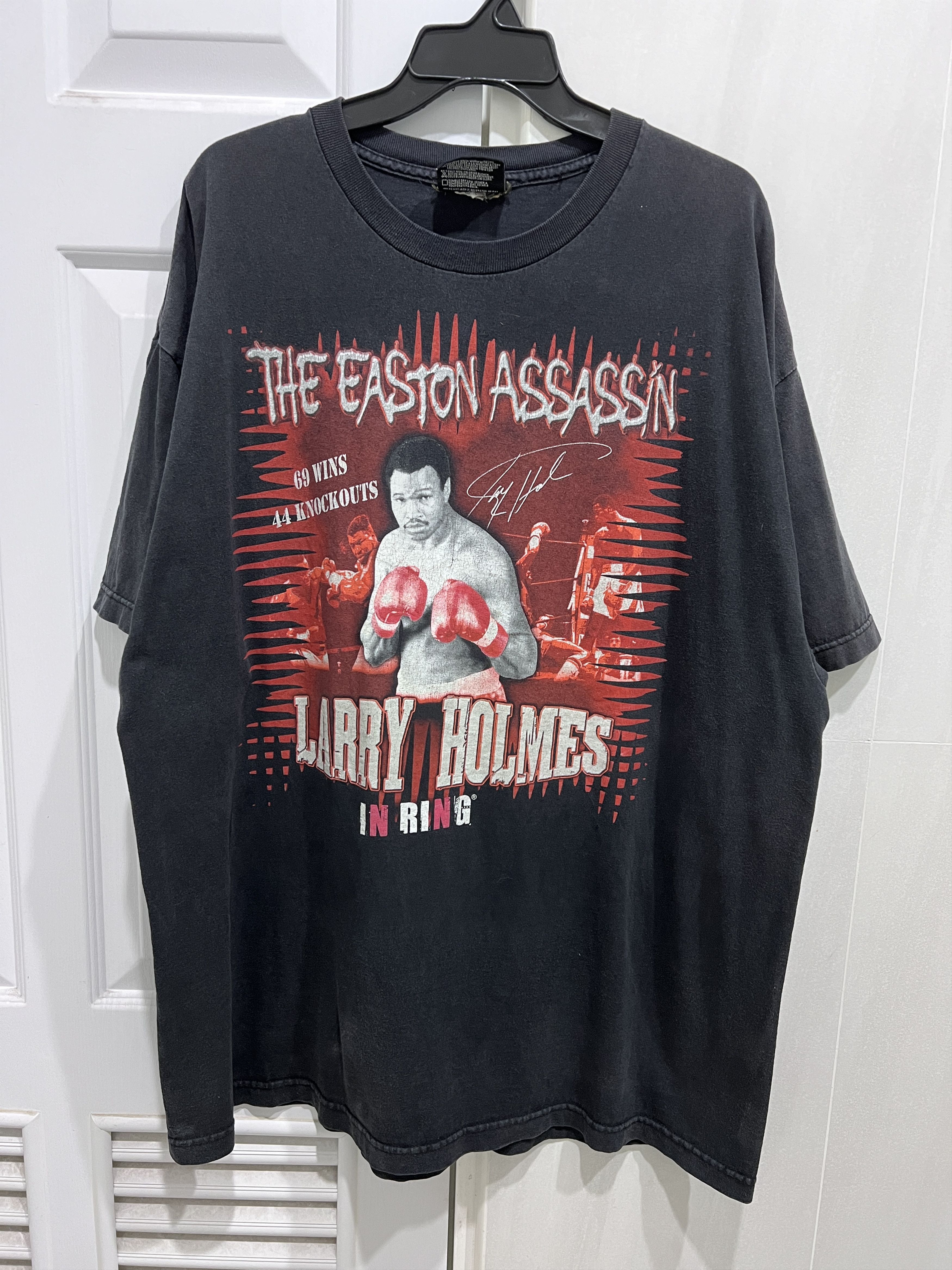 Rap Tees × Vintage Vintage Y2K Larry Holmes The Easton Assassin Tee 2XL Boxing Size US XXL / EU 58 / 5 - 1 Thumbnail