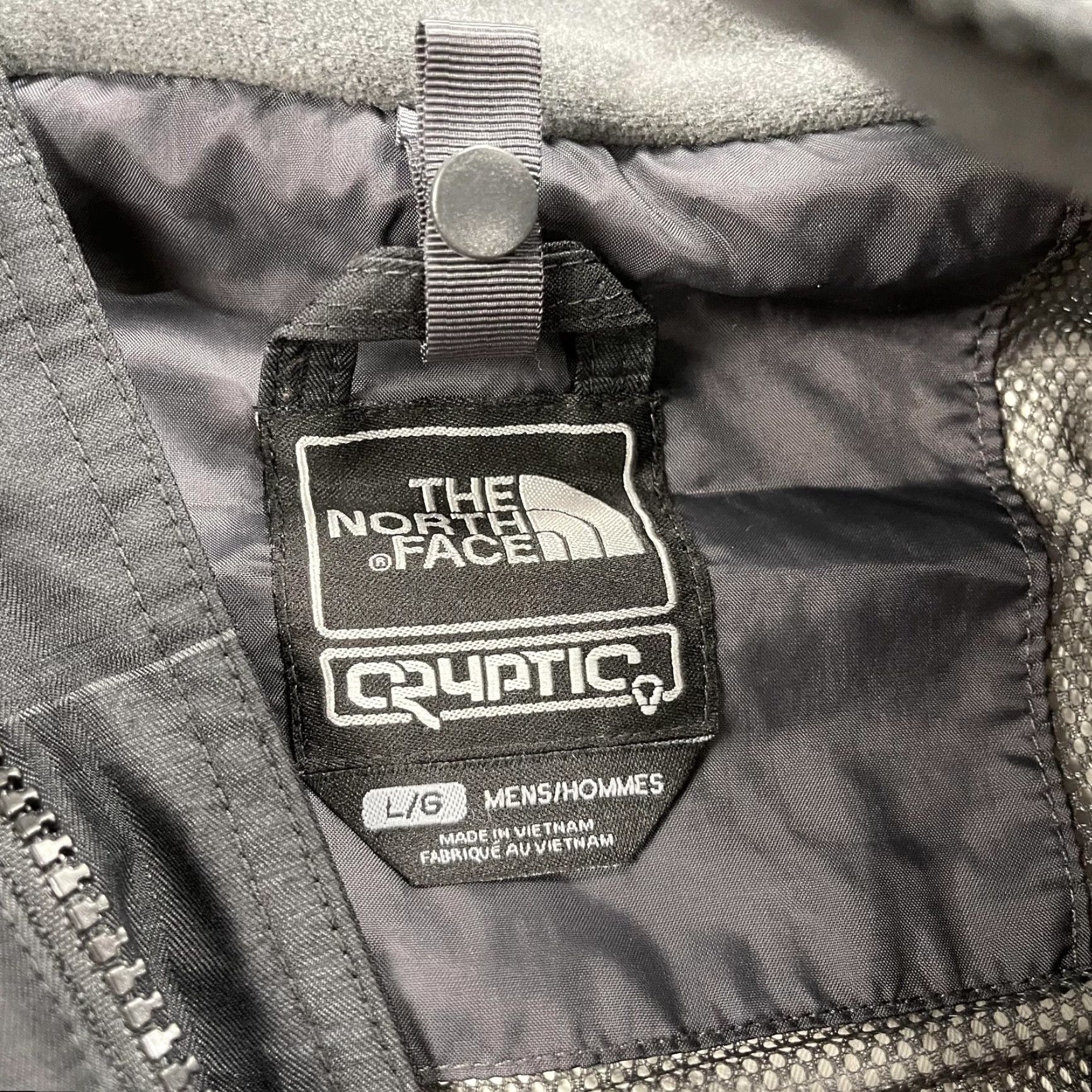 The North Face VINTAGE The North Face Jacket Mens Large Gray HyVent Cryptic RECCO Hooded Ski Rain Coat Size US L / EU 52-54 / 3 - 6 Thumbnail