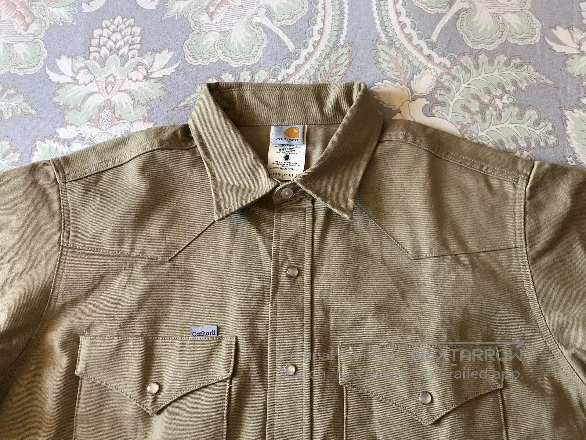 Carhartt Carhartt S01 KHI Western Shirt. Size US M / EU 48-50 / 2 - 4 Thumbnail