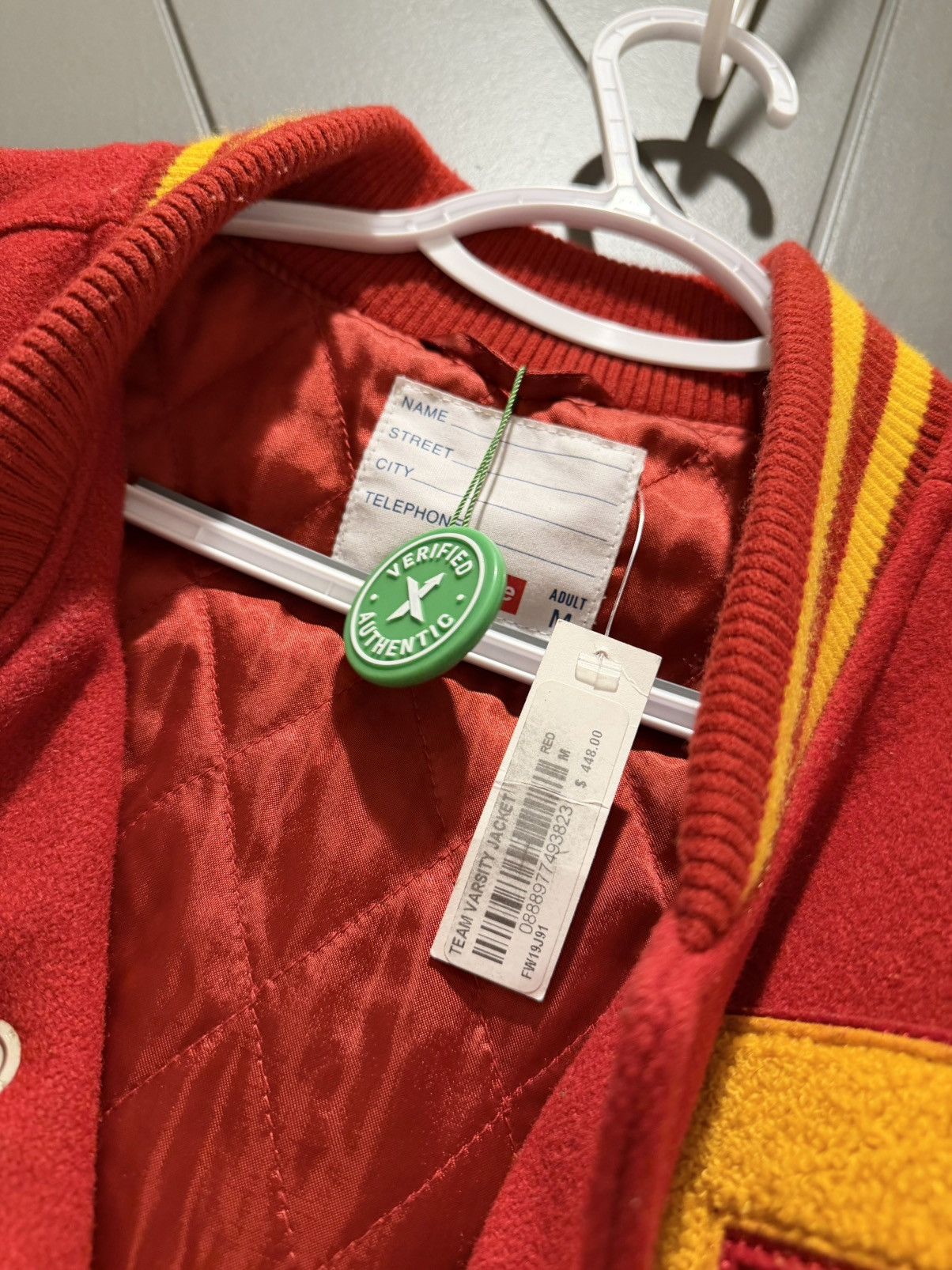 Supreme Supreme Team Varsity Jacket FW19 Size US M / EU 48-50 / 2 - 6 Thumbnail