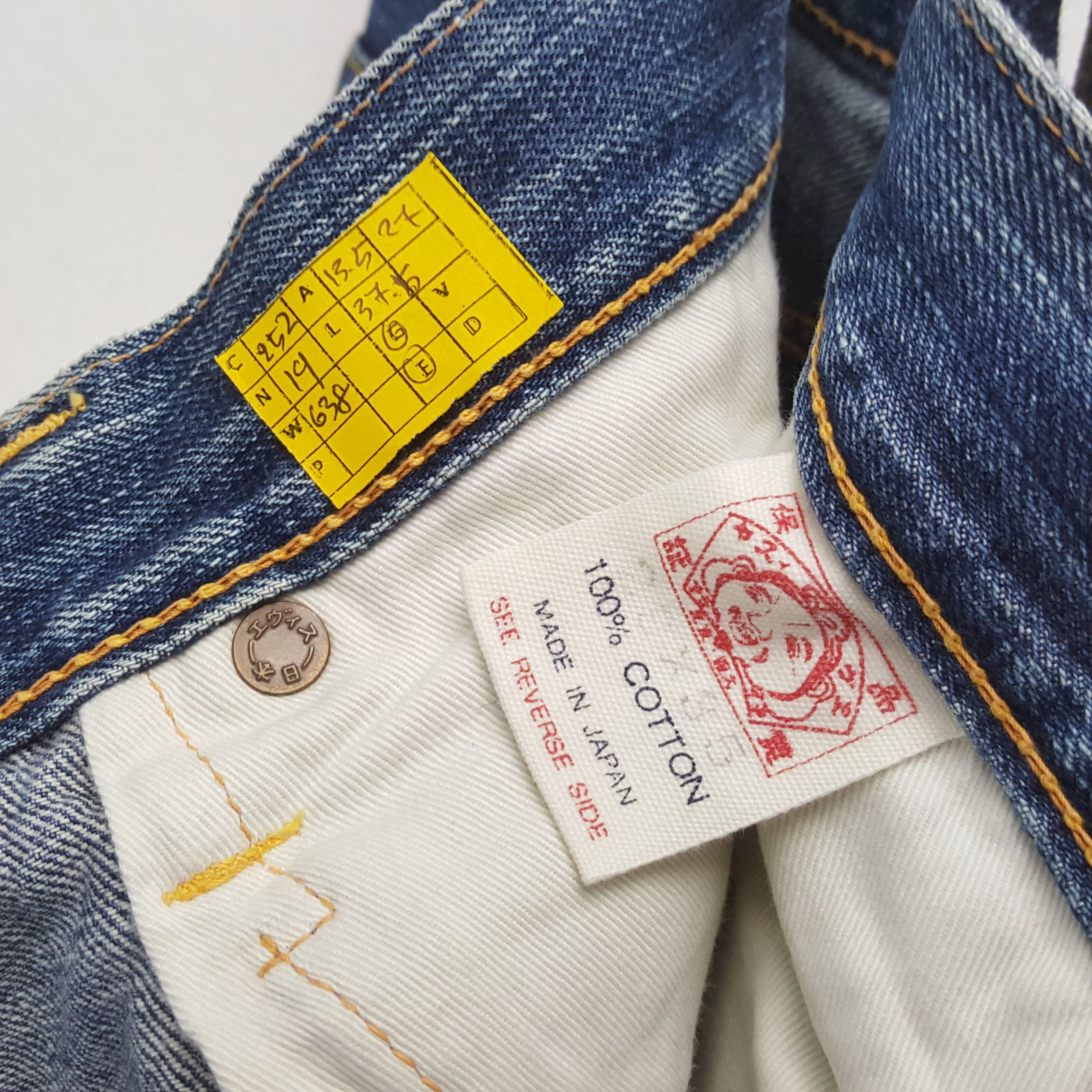 Evisu × Japanese Brand × Vintage Vintage EVISU Japanese Brand Daicock Custom Style Jean Size US 27 - 13 Thumbnail