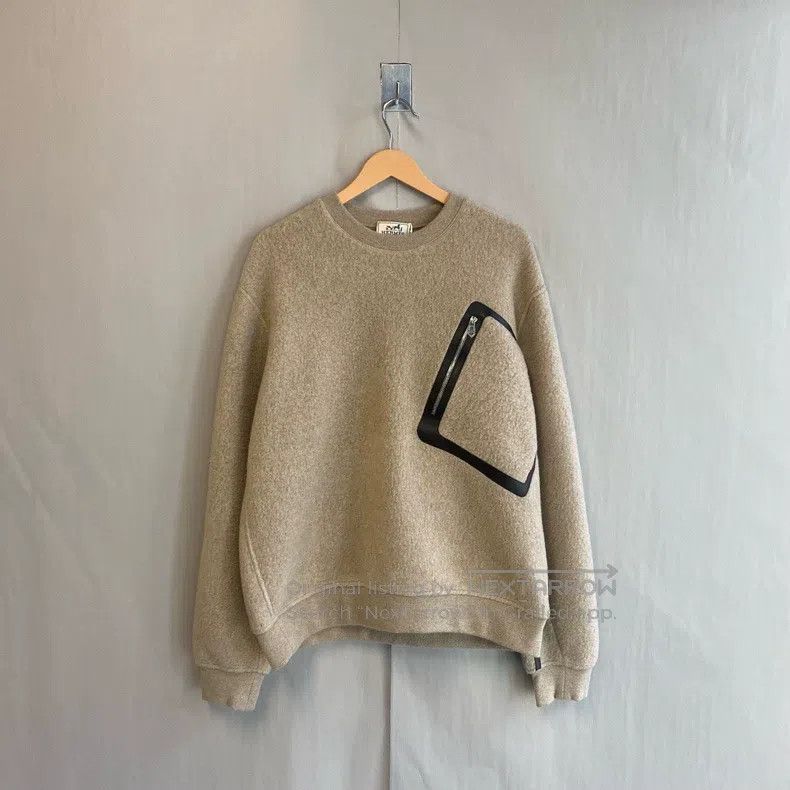 Hermes Hermes Cashmere hoodie pullover Size L / US 10 / IT 46 - 1 Thumbnail