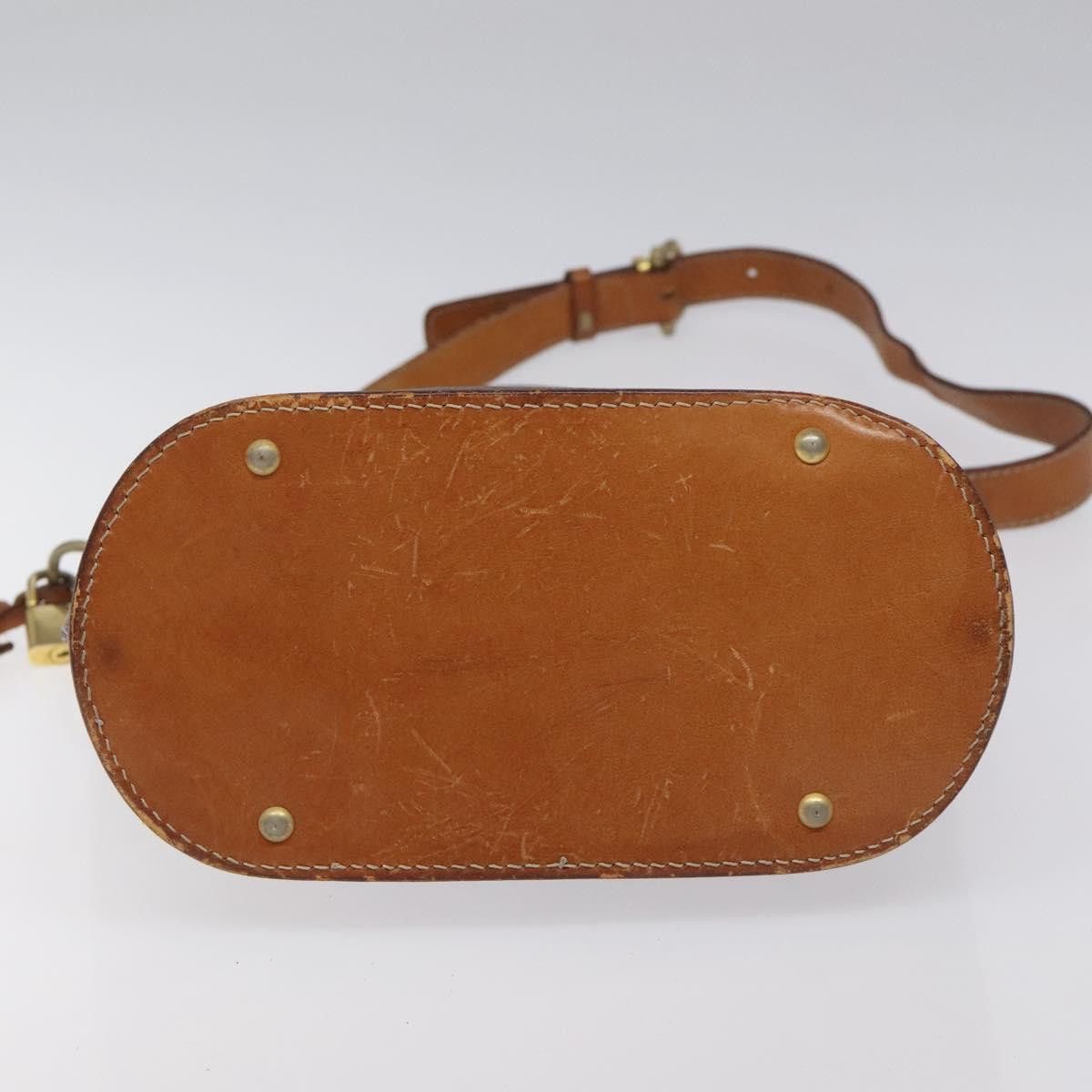 Celine CELINE Macadam Canvas Shoulder Bag Pvc Leather Brown Gold Size ONE SIZE - 9 Thumbnail