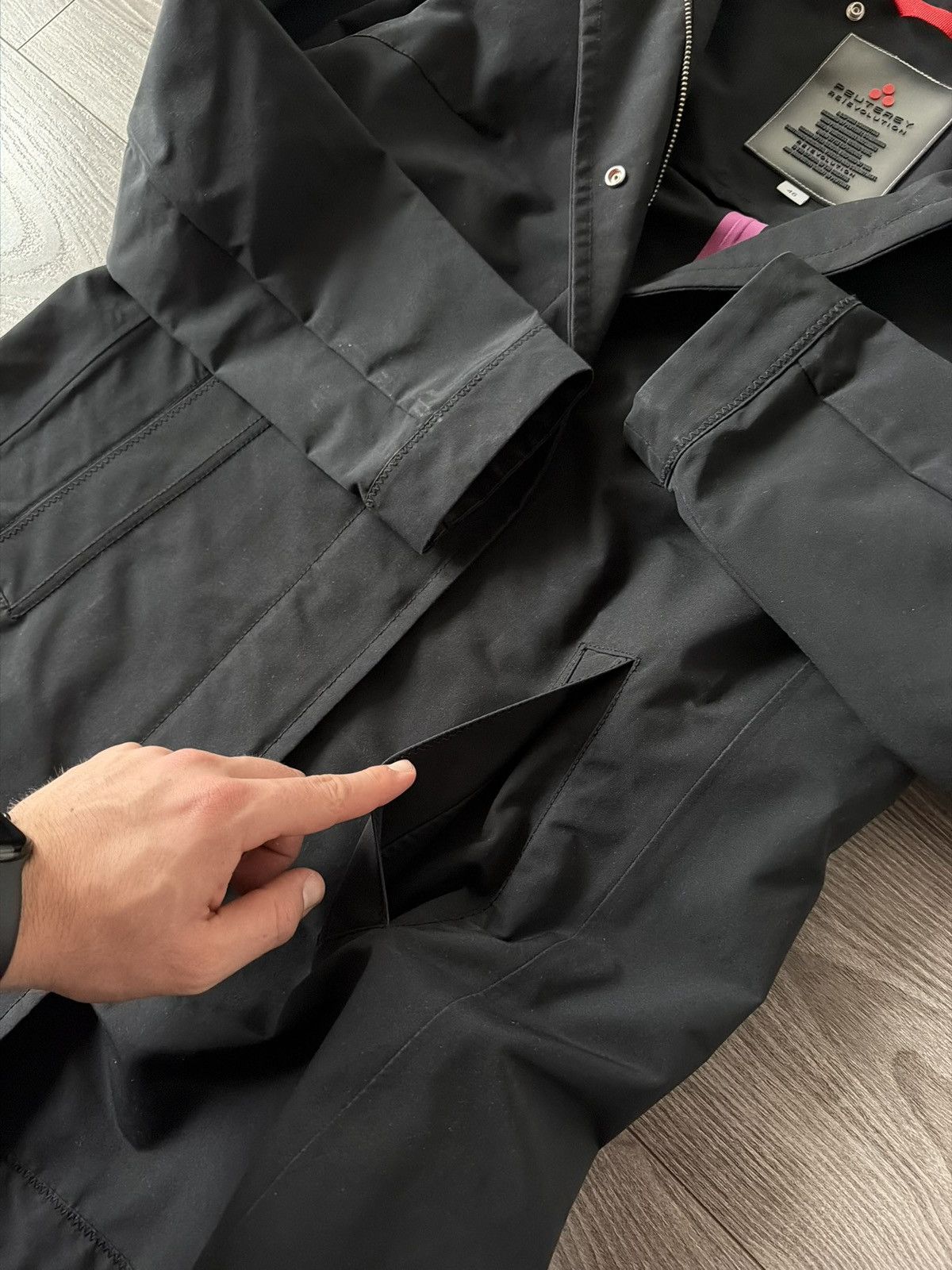 Peuterey Peuterey Rare Waterproof New Collection Tech Re Coat Jacket Size L / US 10 / IT 46 - 11 Thumbnail