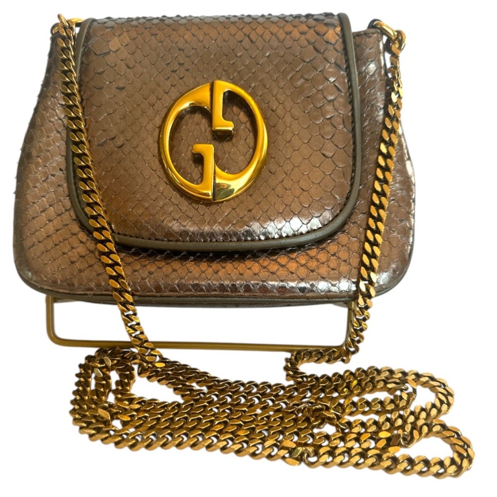 Gucci Gucci 1973 Python Crossbody Bag Physical COA included Size ONE SIZE - 1 Thumbnail