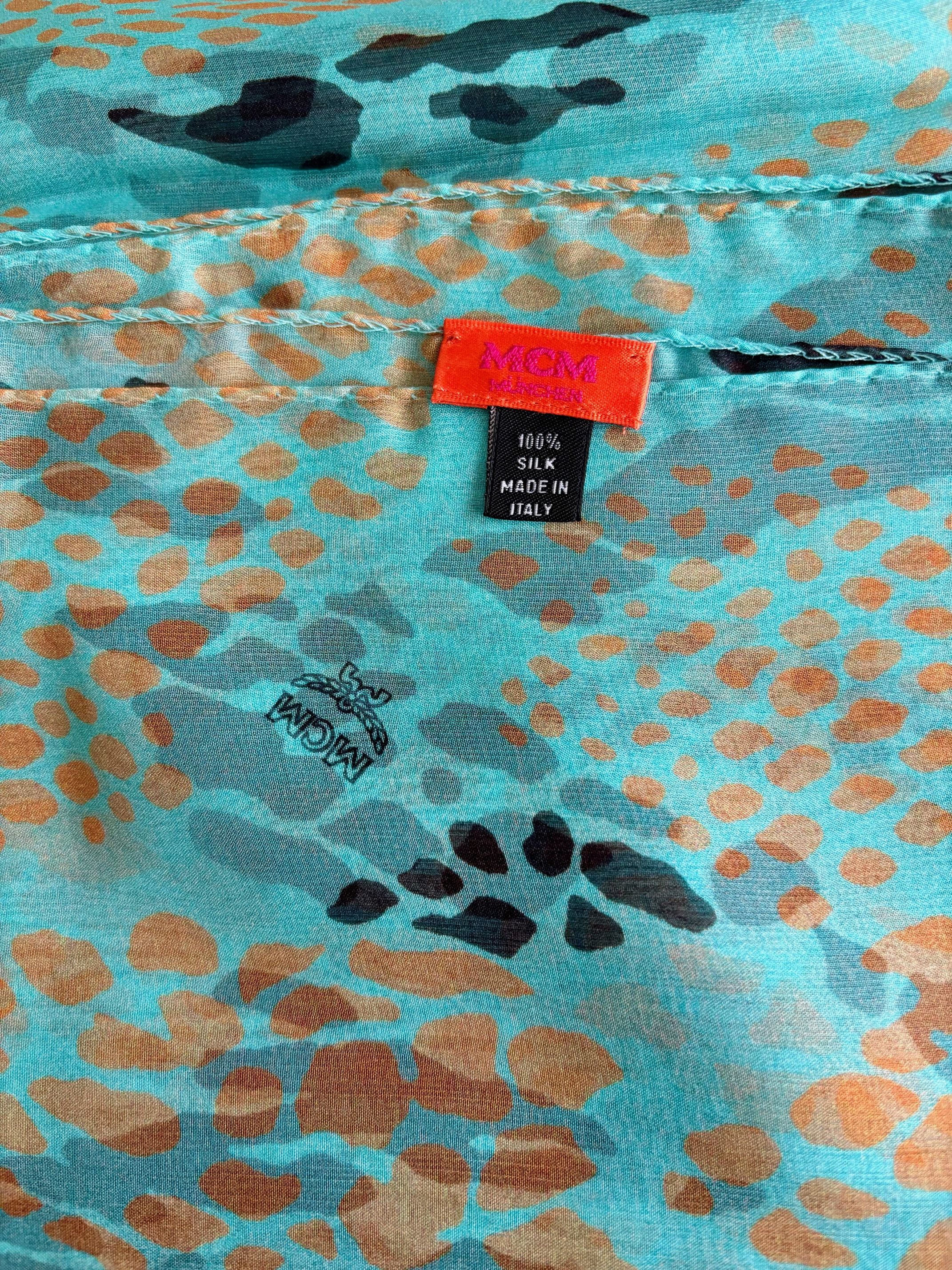 MCM Silk stole MCM Size ONE SIZE - 2 Thumbnail