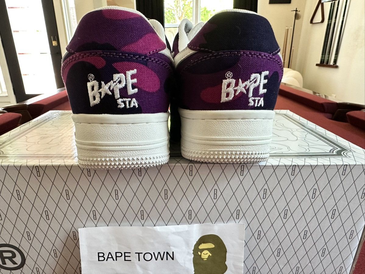 Bape COLOR CAMO BAPE STA LOW (PURPLE) Size US 8 / EU 41 - 6 Thumbnail