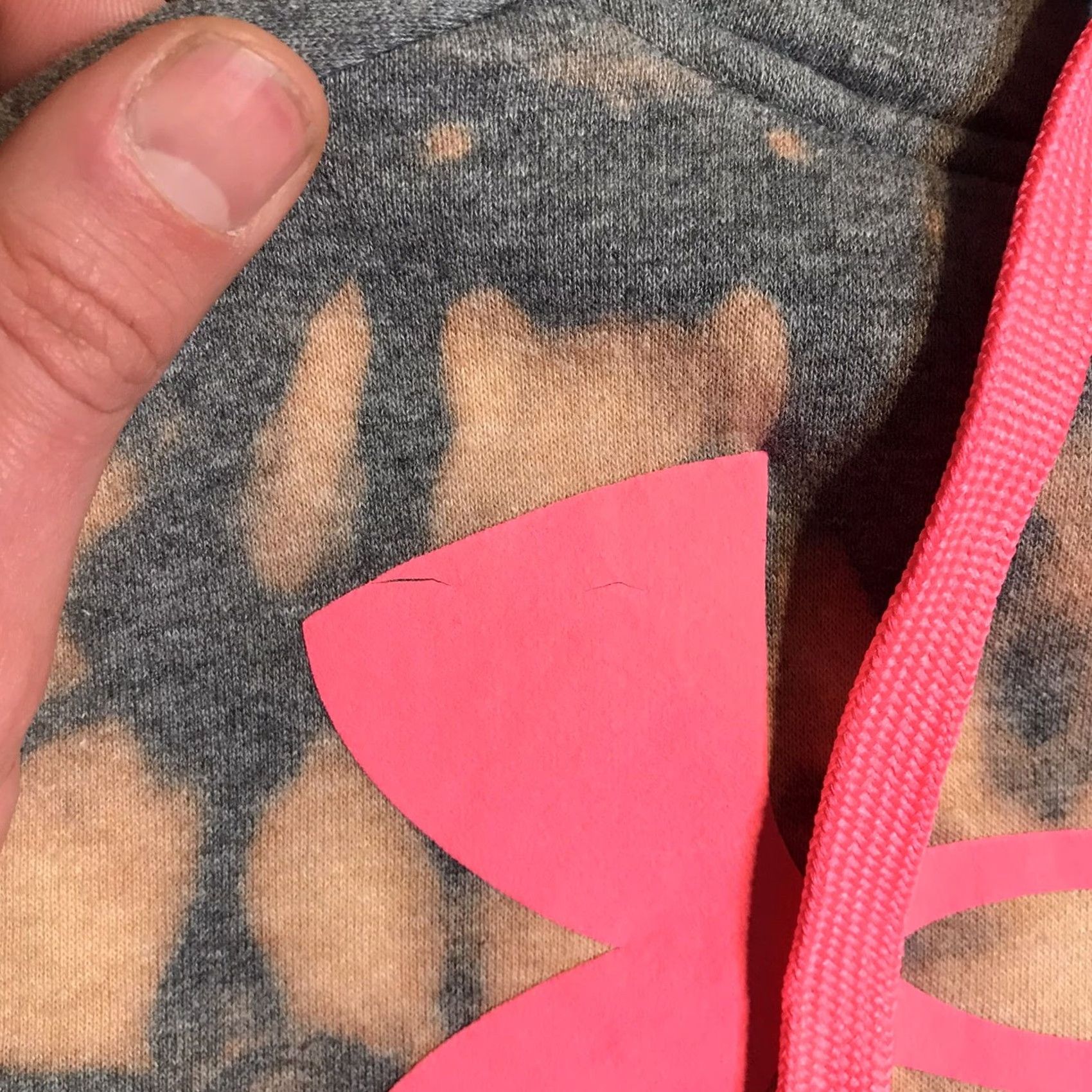 Under Armour Under Armour Womens Hoodie Pullover Tie Dye Acid Wash Gray Pink S Regular Tie Dye Logo Colorful Women’s Hoodie Size S / US 4 / IT 40 - 4 Thumbnail