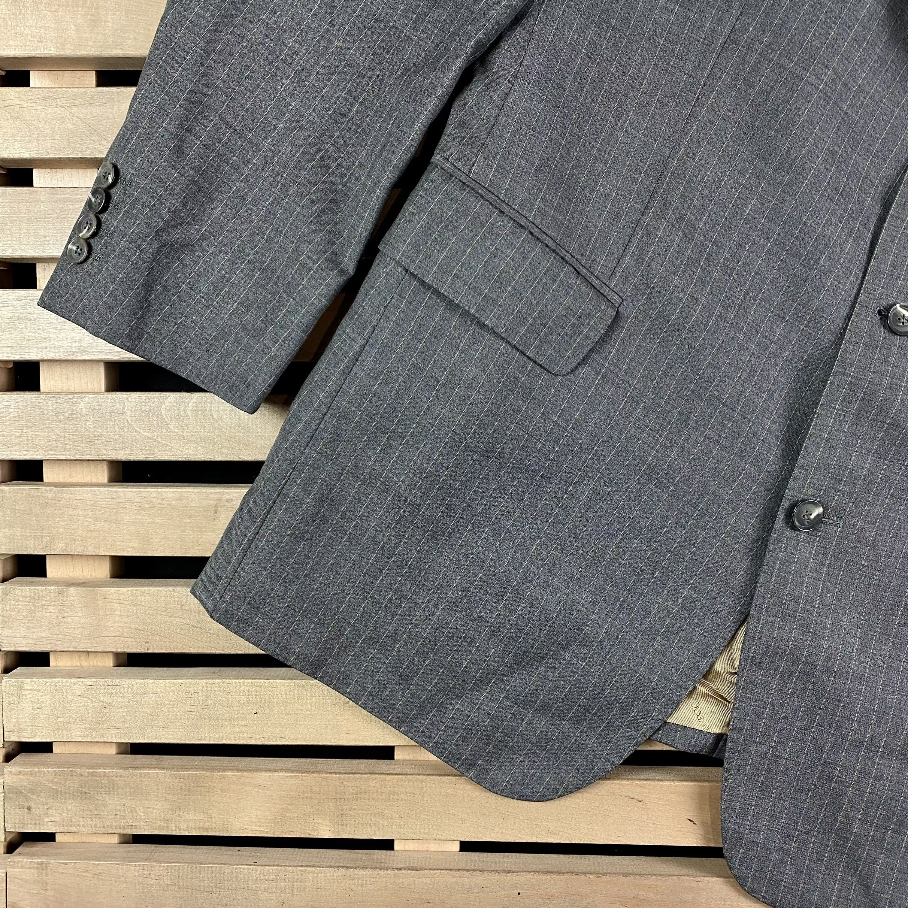 Burberry × Vintage Mens Jacket Burberry Vintage Size L Size 50R - 3 Thumbnail