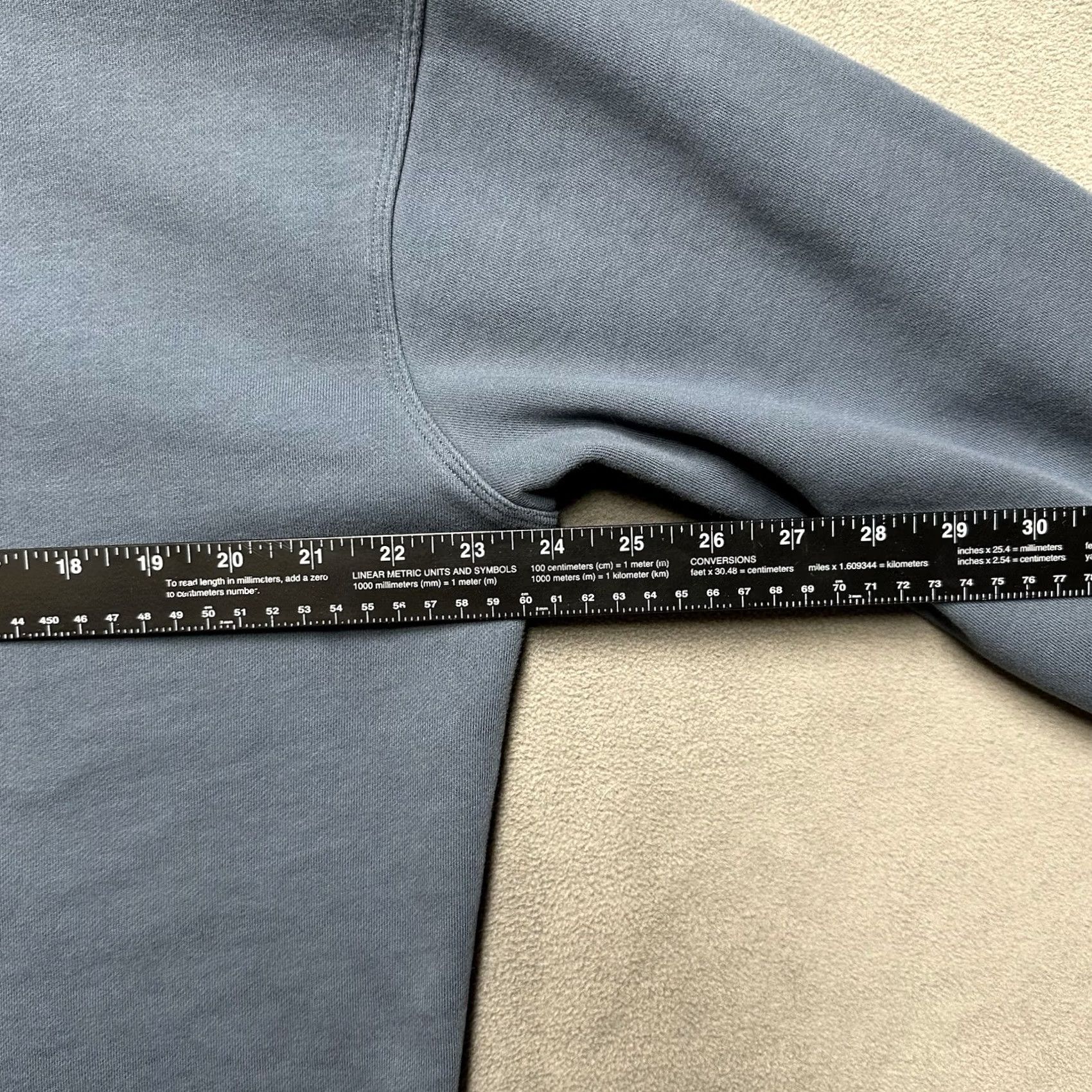 Lululemon Lululemon Perfectly Oversized Crew Sweatshirt Blue Size 8 Cotton Terry Relaxed Women Size M / US 6-8 / IT 42-44 - 4 Thumbnail
