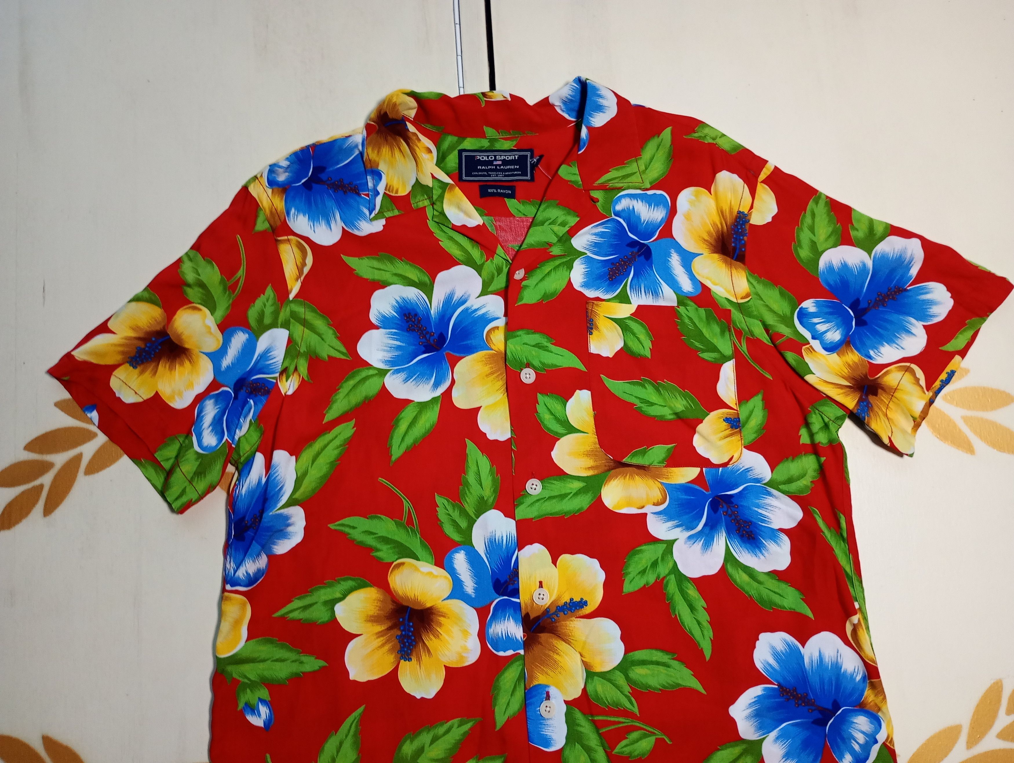 Ralph Lauren Ralph Lauren Polo Sport Hawaiian Shirt Vintage Size US M / EU 48-50 / 2 - 3 Thumbnail