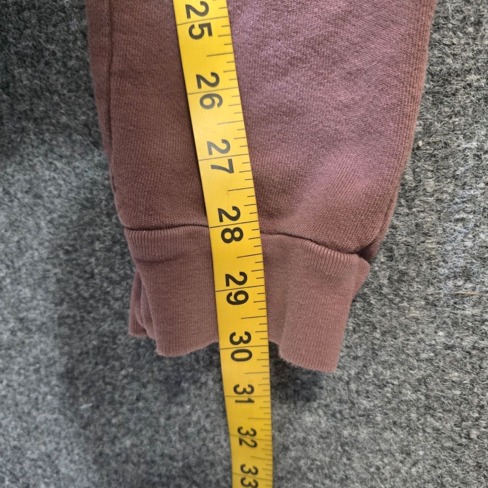Vintage Mate Pants Women Size Small Pink Brown Jogger Sweatpants Pull On Lounge Casual Size 28" / US 6 / IT 42 - 7 Thumbnail