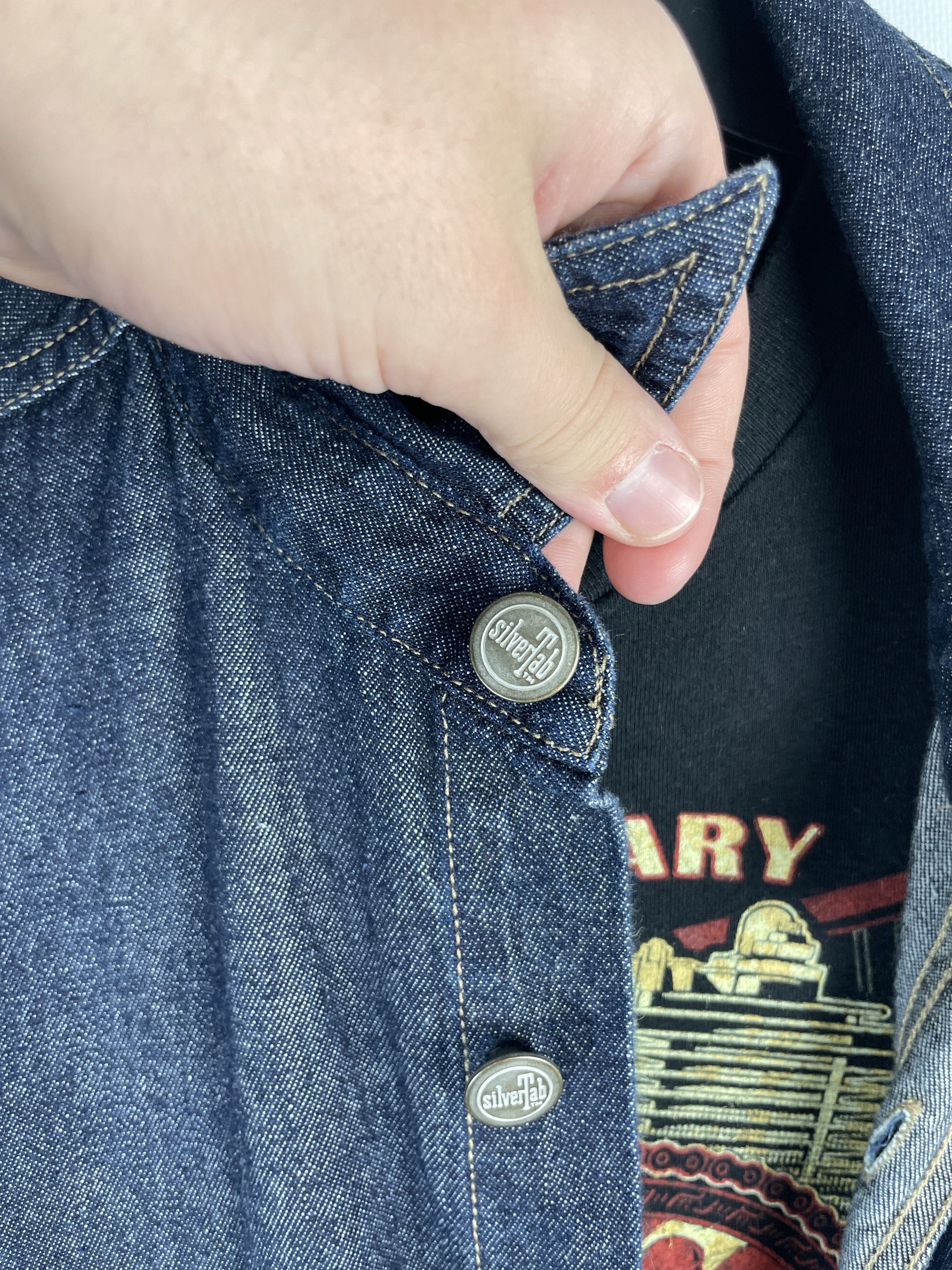 Levi's American Vintage Levi’s Silver Tab Denim Overshirt Y2K Size US M / EU 48-50 / 2 - 7 Thumbnail
