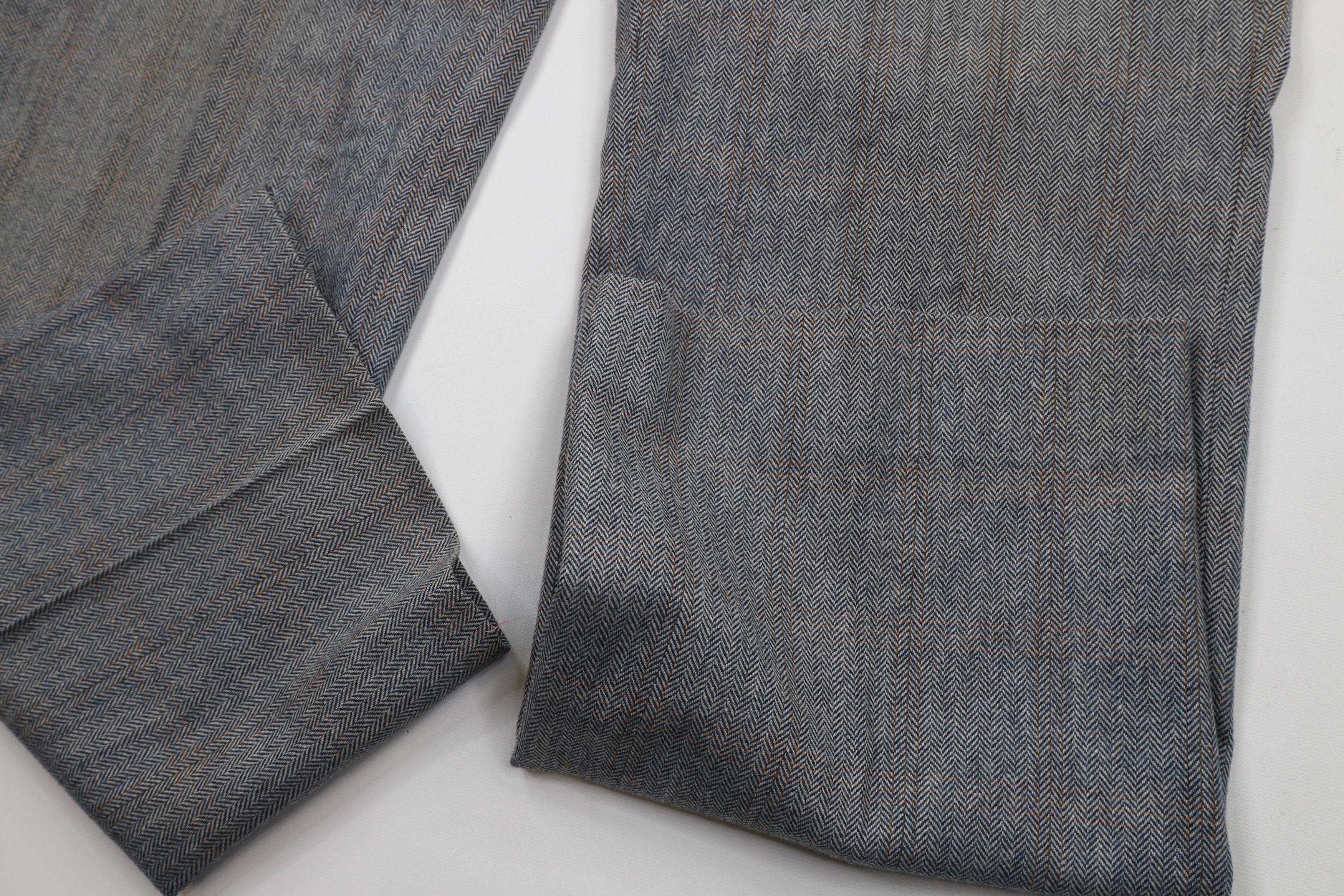 Vintage Vintage 60s 70s Streetwear Herringbone Wide Leg Pants USA Size US 36 / EU 52 - 6 Thumbnail