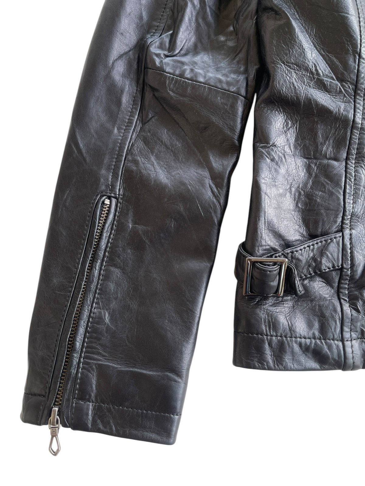 Japanese Brand HARUF Sheepskin Bono Hooded LGB Style Jacket Size L / US 10 / IT 46 - 10 Thumbnail