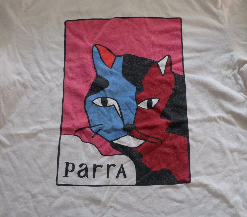 Parra By Parra “Earl The Cat” T-shirt Size US L / EU 52-54 / 3 - 2 Thumbnail