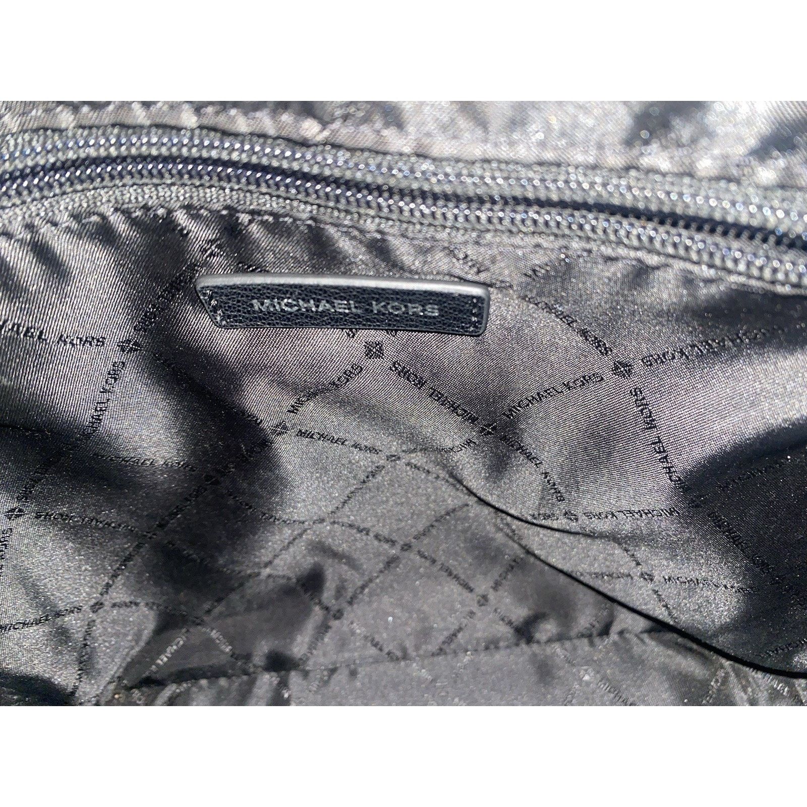 Michael Kors Michael Kors Jet Set Signature Shoulder Bag Blk Size ONE SIZE - 10 Thumbnail