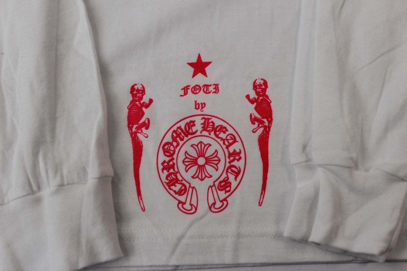 Chrome Hearts Chrome Hearts x Foti Logo Long Sleeve Tee Shirt Size US L / EU 52-54 / 3 - 10 Thumbnail