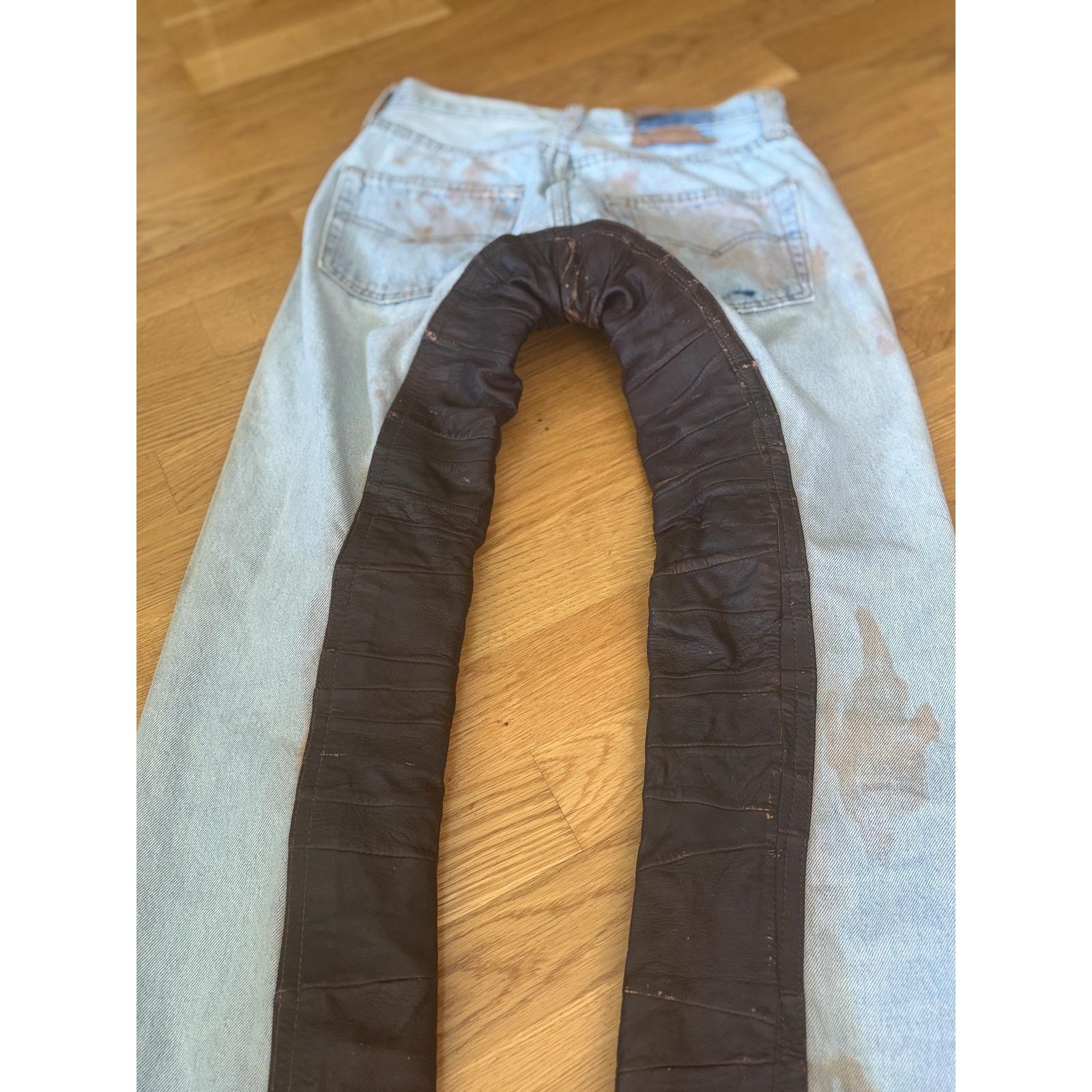 Levi's Vintage Levi's 501 Jeans: USA Made, Rodeo Leather Inlay Size US 27 - 5 Thumbnail