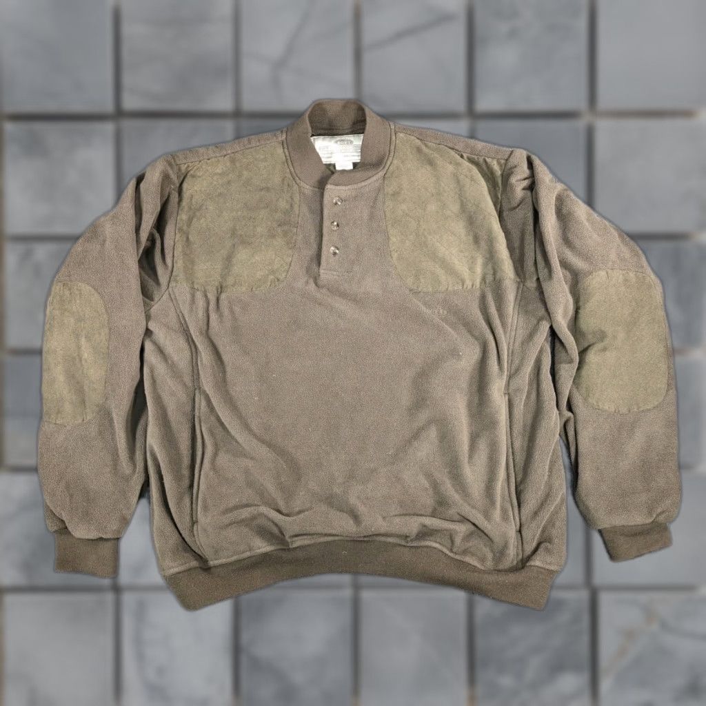 Vintage Boyt Harness Company Padded Henley Jacket Mens L Green Bomber Jacket Outdoor Hunting Shirt Size US L / EU 52-54 / 3 - 1 Thumbnail