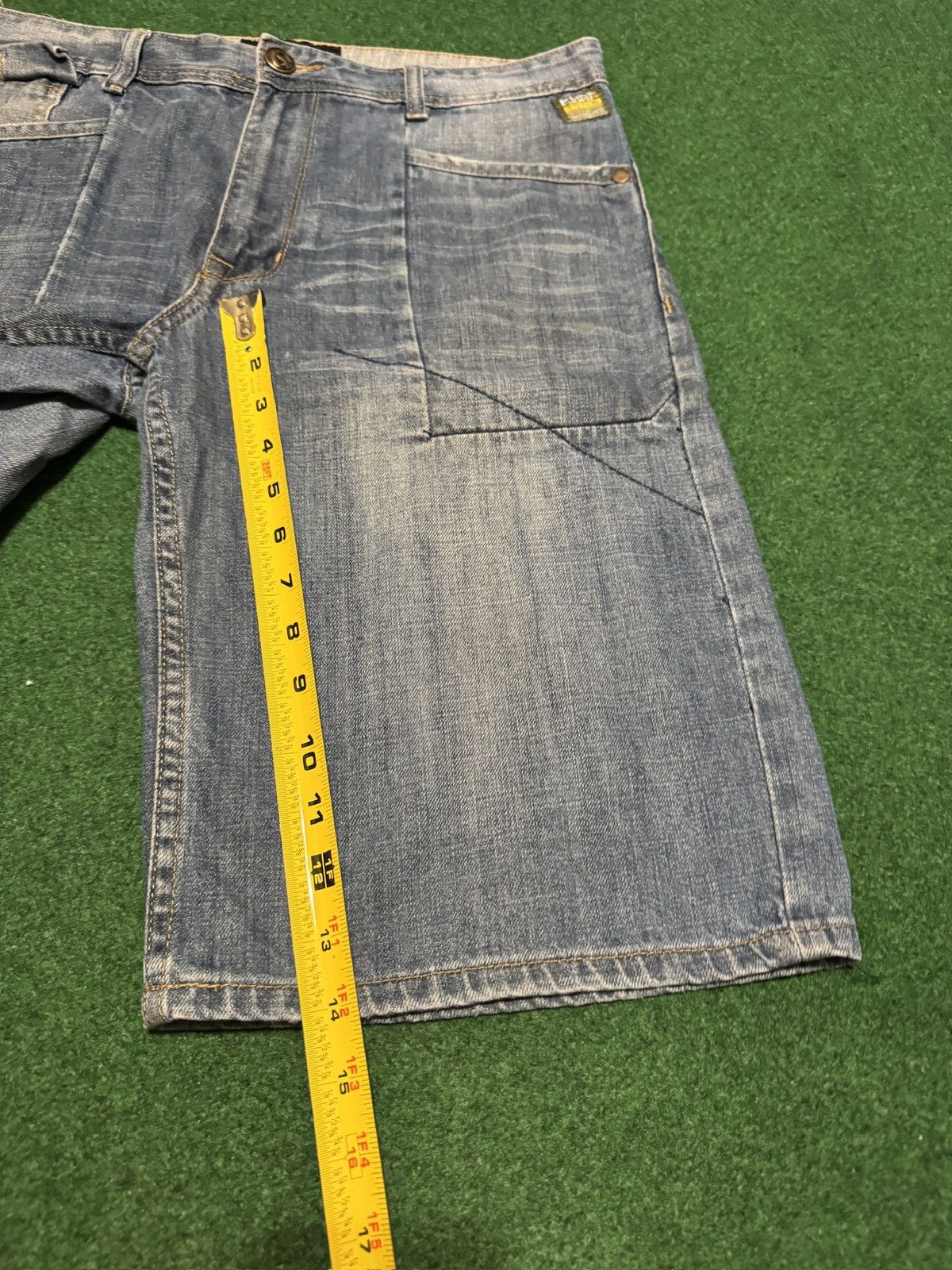 Ecko Unltd. Y2K Ecko Unltd Baggy 36 14” Hip Hop Jorts Denim Shorts Size US 36 / EU 52 - 7 Thumbnail
