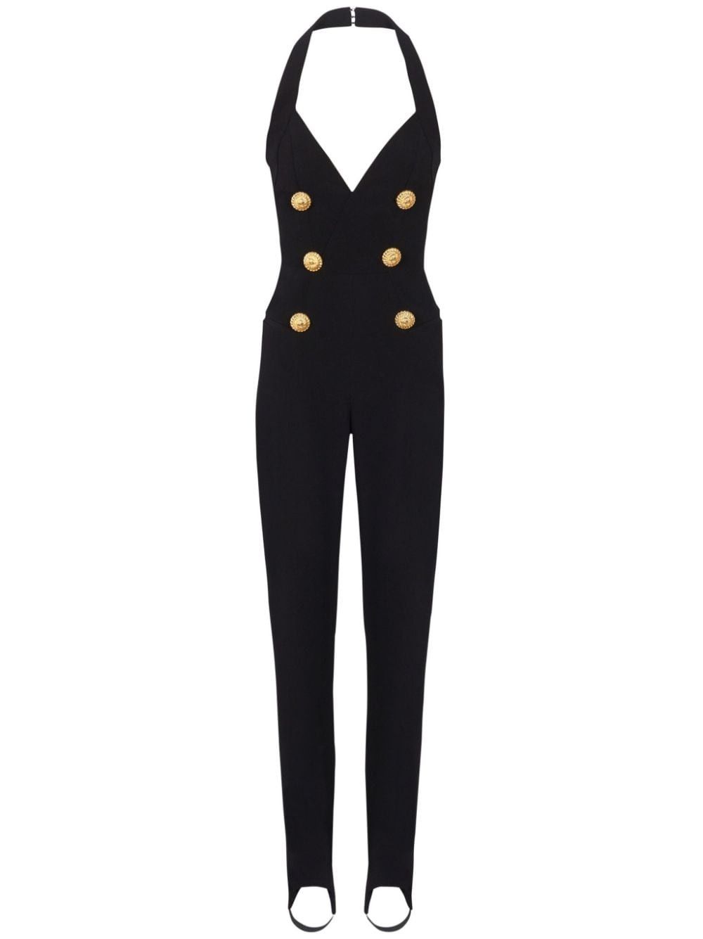 Balmain BUTTONED LONG JUMPSUIT Size S / US 4 / IT 40 - 1 Thumbnail