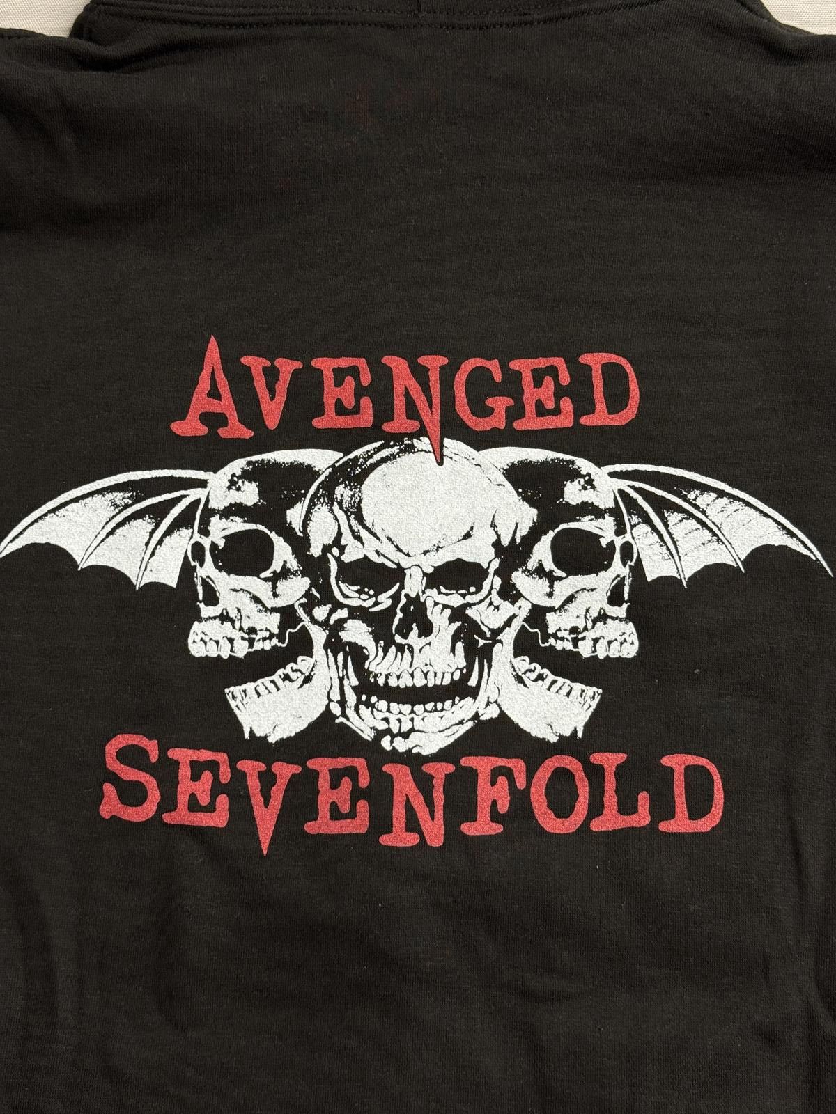 Other Avenged Sevenfold Zip Up Hoodie - A7X Skull Bat Wings - L Size US L / EU 52-54 / 3 - 6 Thumbnail