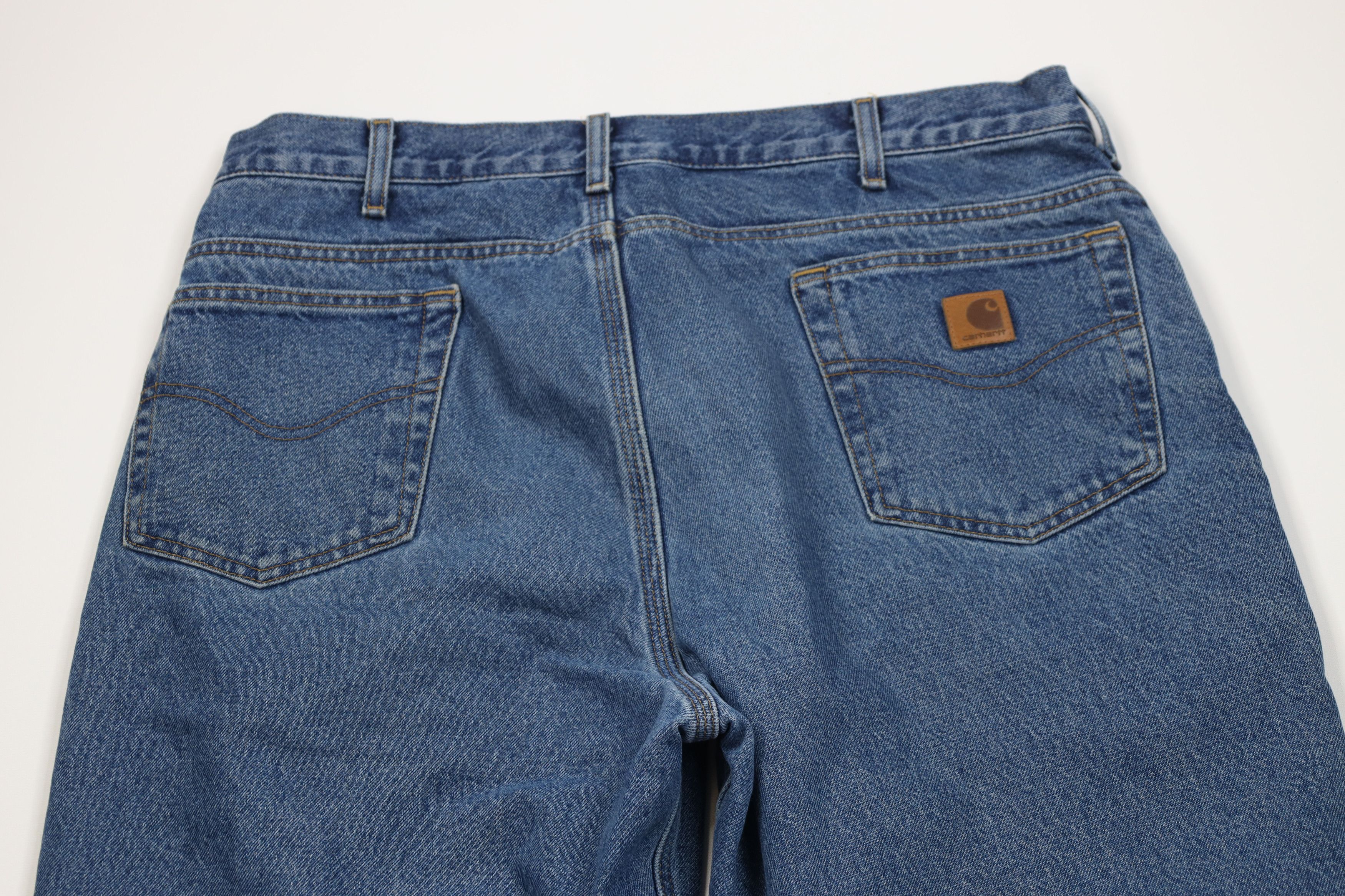 Carhartt Vintage Y2K Carhartt Flannel Lined Relaxed Wide Leg Jeans Size US 36 / EU 52 - 14 Thumbnail