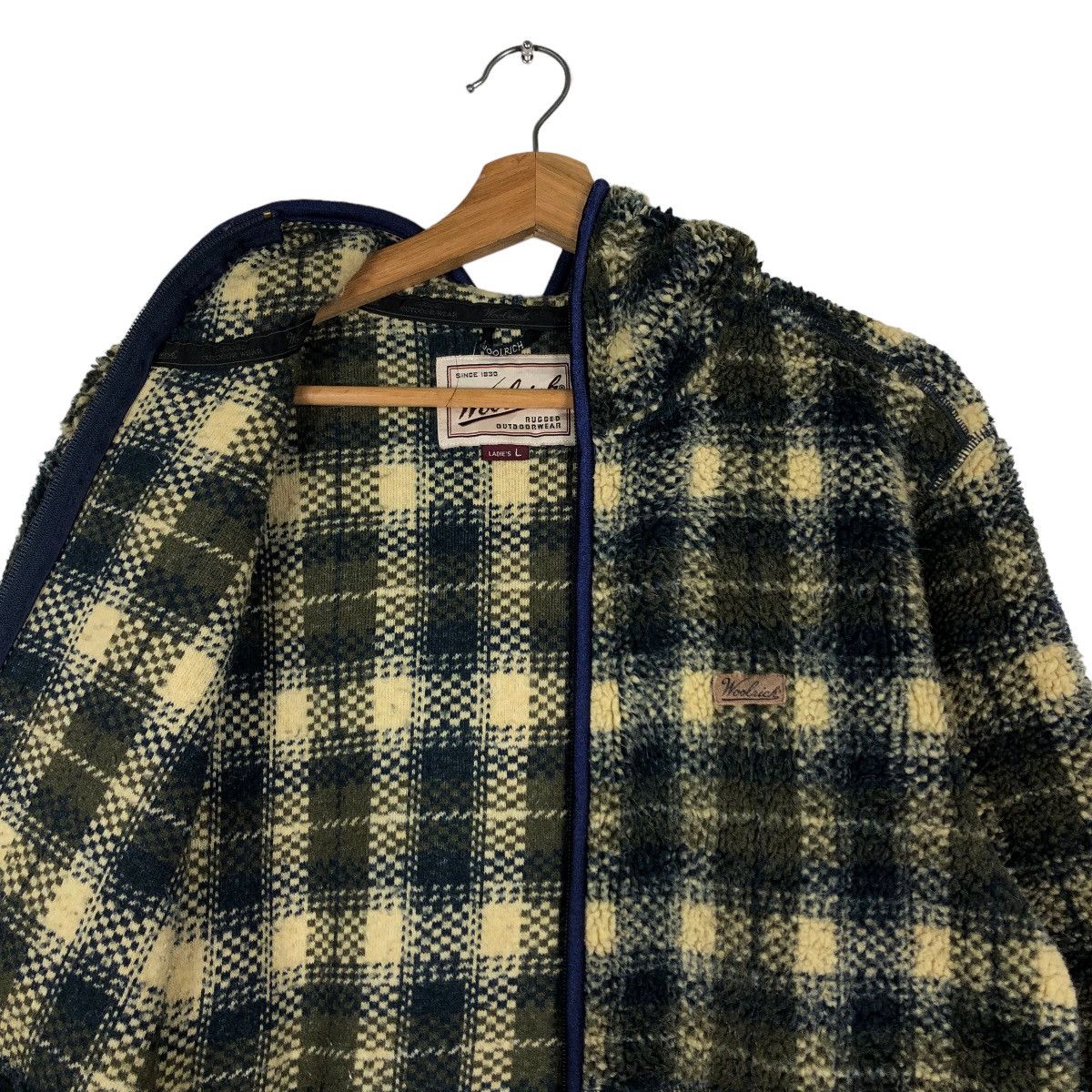 Woolrich Woolen Mills 🔥90’s Vintage Woolrich Jacket Tartan Design Hoodie Size L / US 10 / IT 46 - 10 Thumbnail