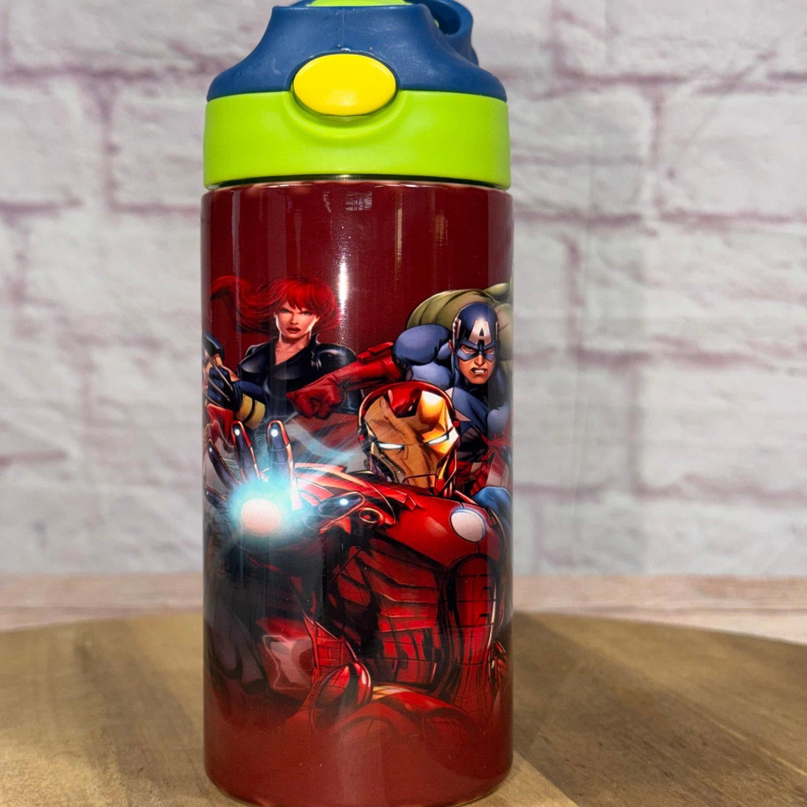 Handmade Marvel Avengers Sublimated Water Bottle New Size ONE SIZE - 1 Thumbnail