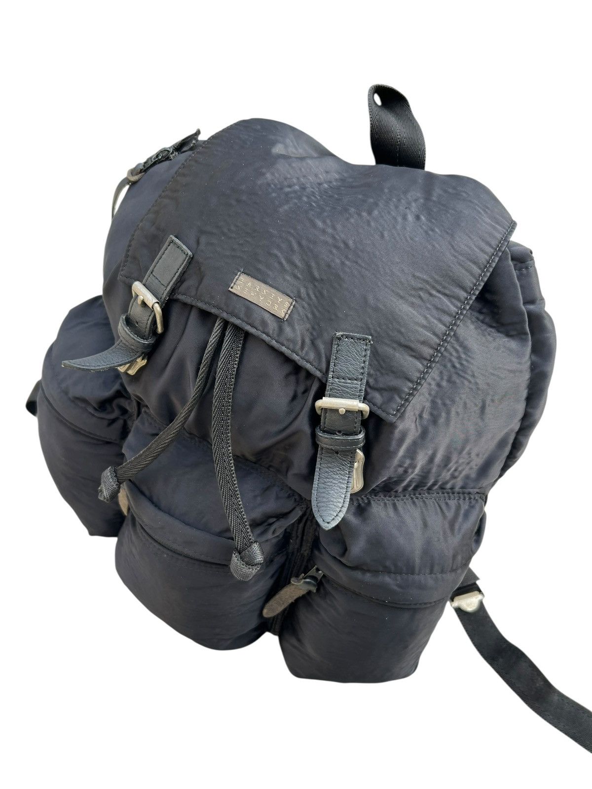 Barneys New York Vintage 90s Barneys New York Black Nylon Tactical Backpack Size ONE SIZE - 19 Thumbnail