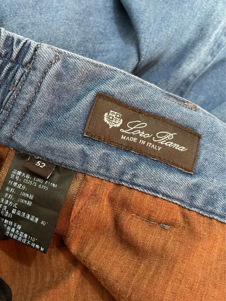 Loro Piana LORO PIANA Men's denim shorts Size US 36 / EU 52 - 2 Thumbnail