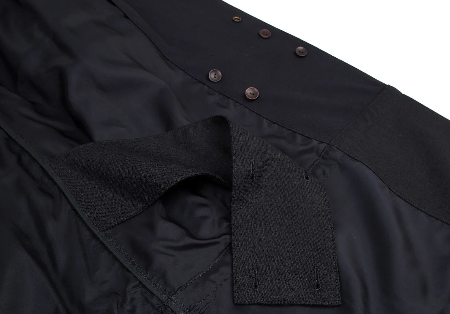 Junya Watanabe Reflective Decor Wool Coat in Navy Yellow, Size S Size US S / EU 44-46 / 1 - 14 Thumbnail