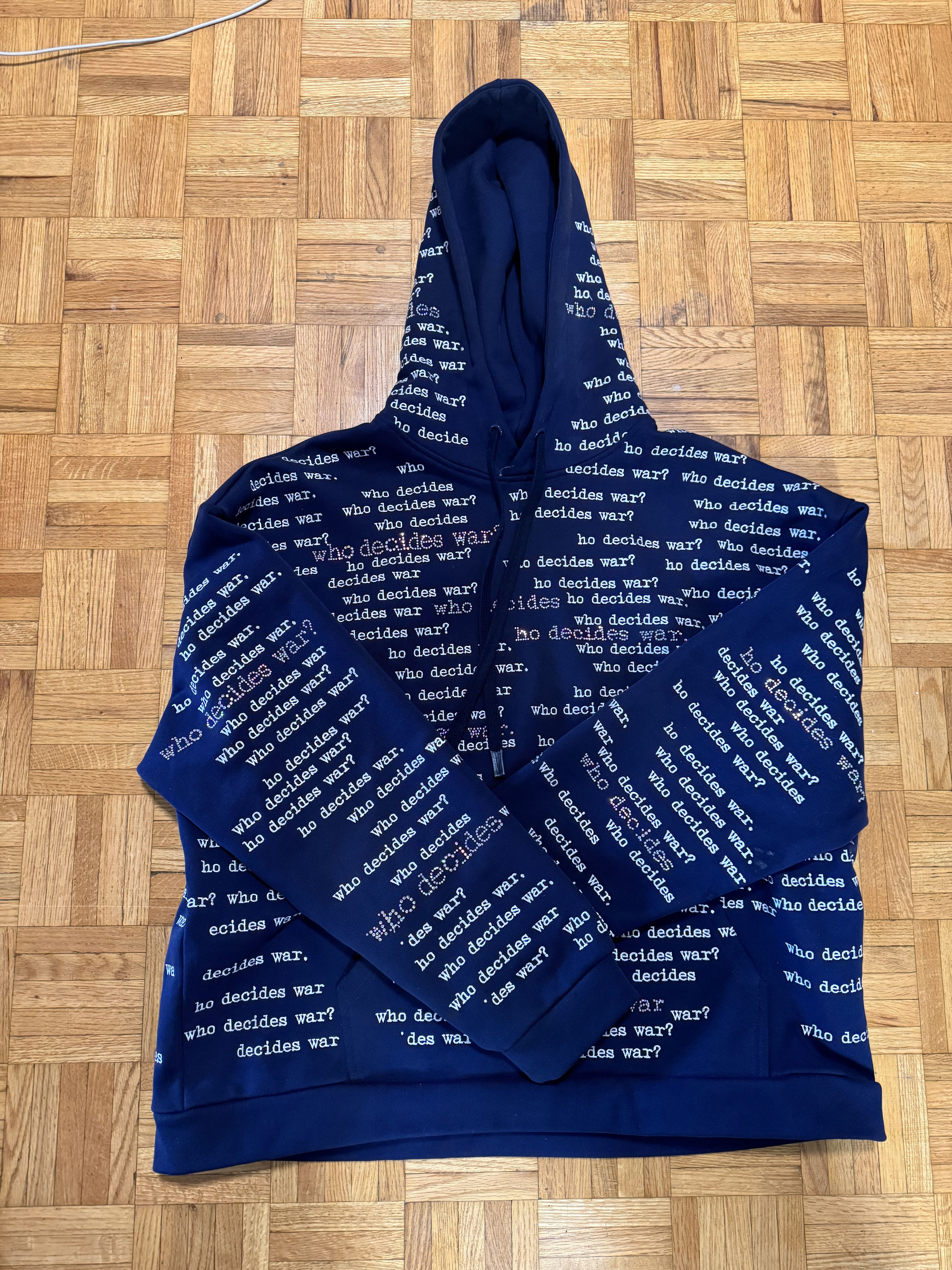 Who Decides War Rhinestone Hoodie Size US L / EU 52-54 / 3 - 1 Thumbnail