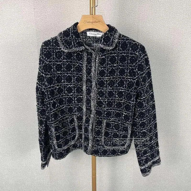 Dior Dior Black Cotton Women's Jacket . Size XS / US 0-2 / IT 36-38 - 1 Thumbnail