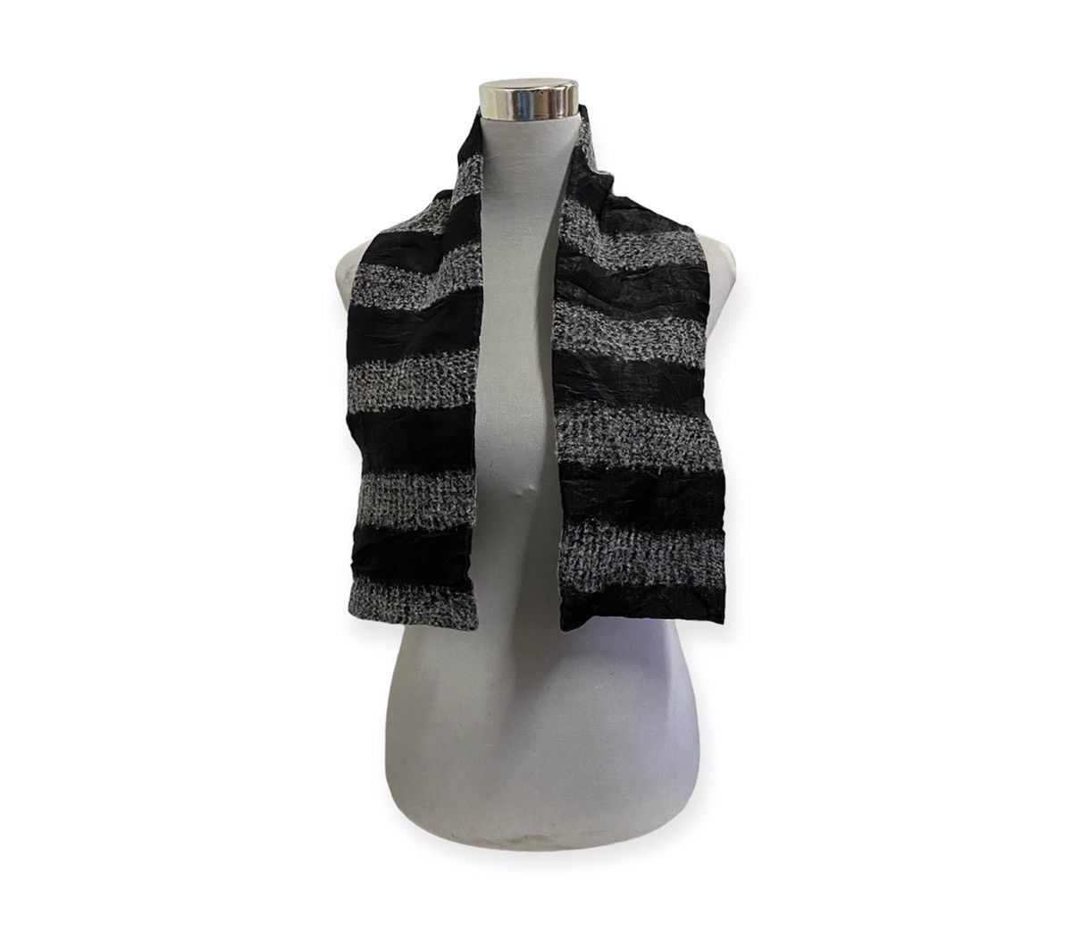 Vintage Et Vous Paris Stripe Design Muffler Size ONE SIZE - 1 Thumbnail
