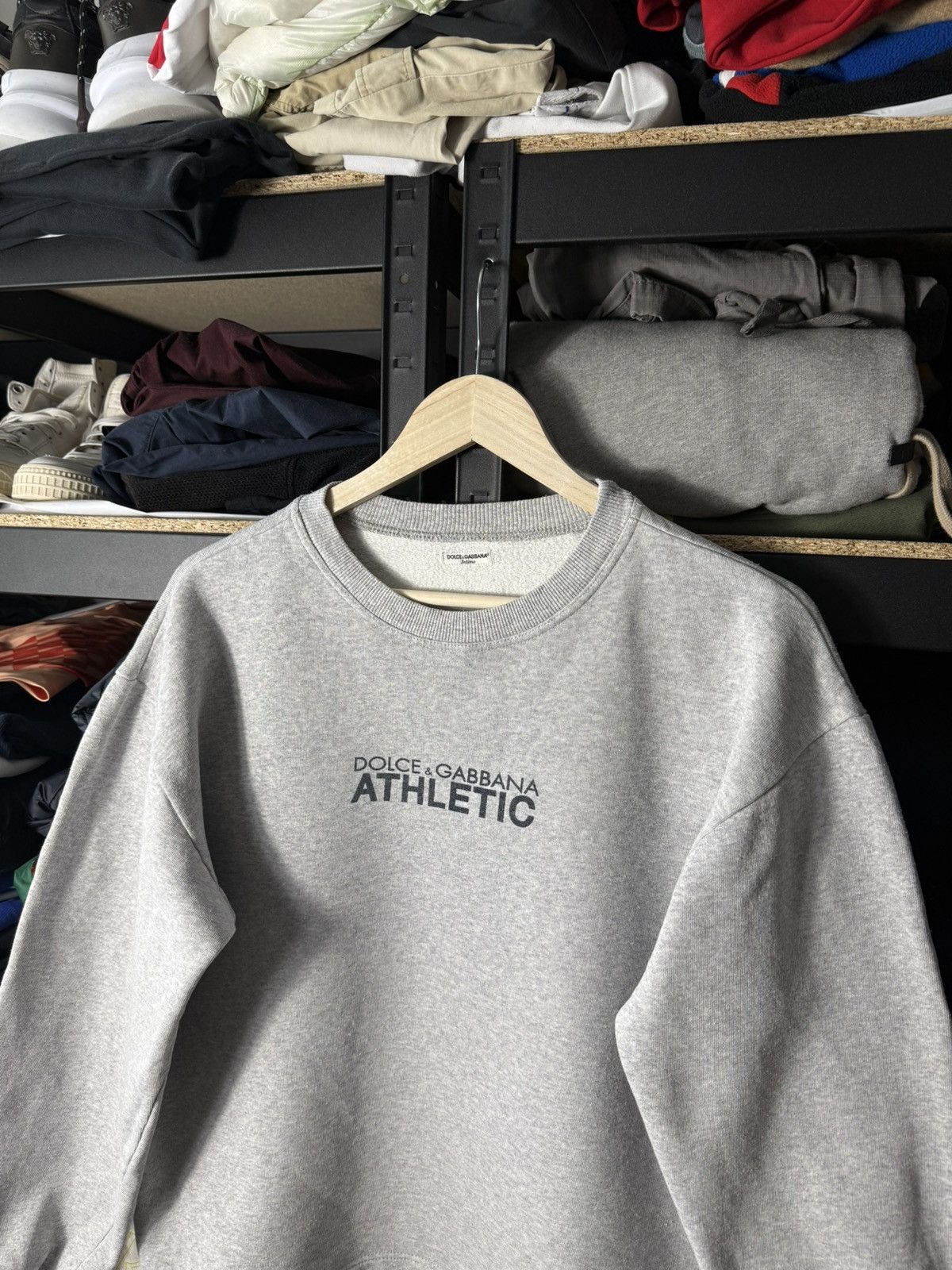 Dolce & Gabbana Vintage Dolce & Gabbana Athletic Crewneck Sweatshirt Grey Size XL / US 12-14 / IT 48-50 - 2 Thumbnail