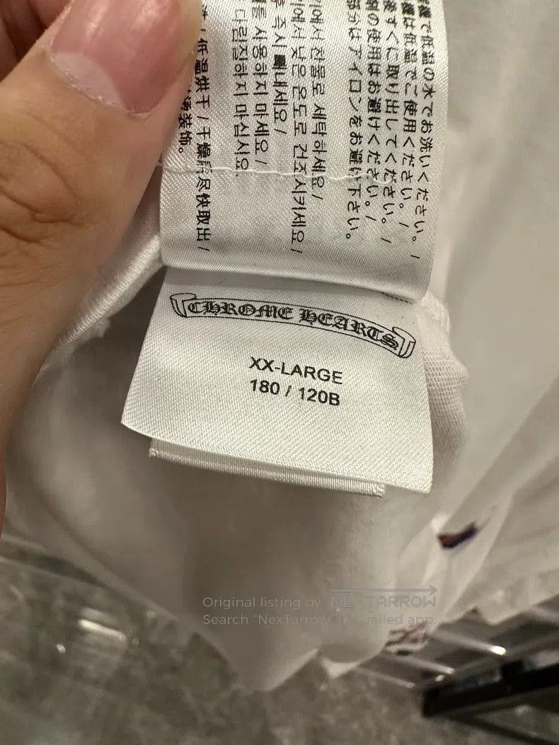 Chrome Hearts CHROME HEARTS Size XXL Foti family white long sleeves Size US XXL / EU 58 / 5 - 6 Thumbnail